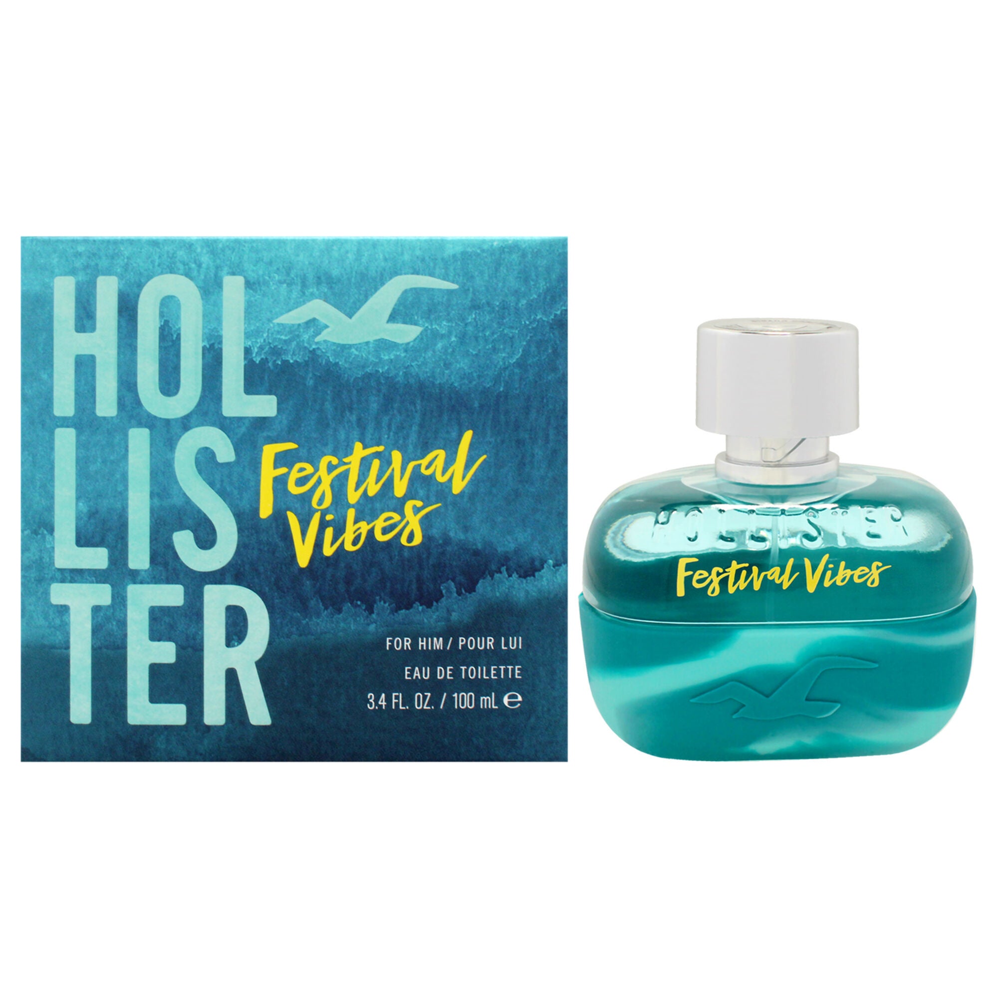 Festival Vibes by Hollister for Men - 3.4 oz EDT Spray, See Description, hi-res image number 0