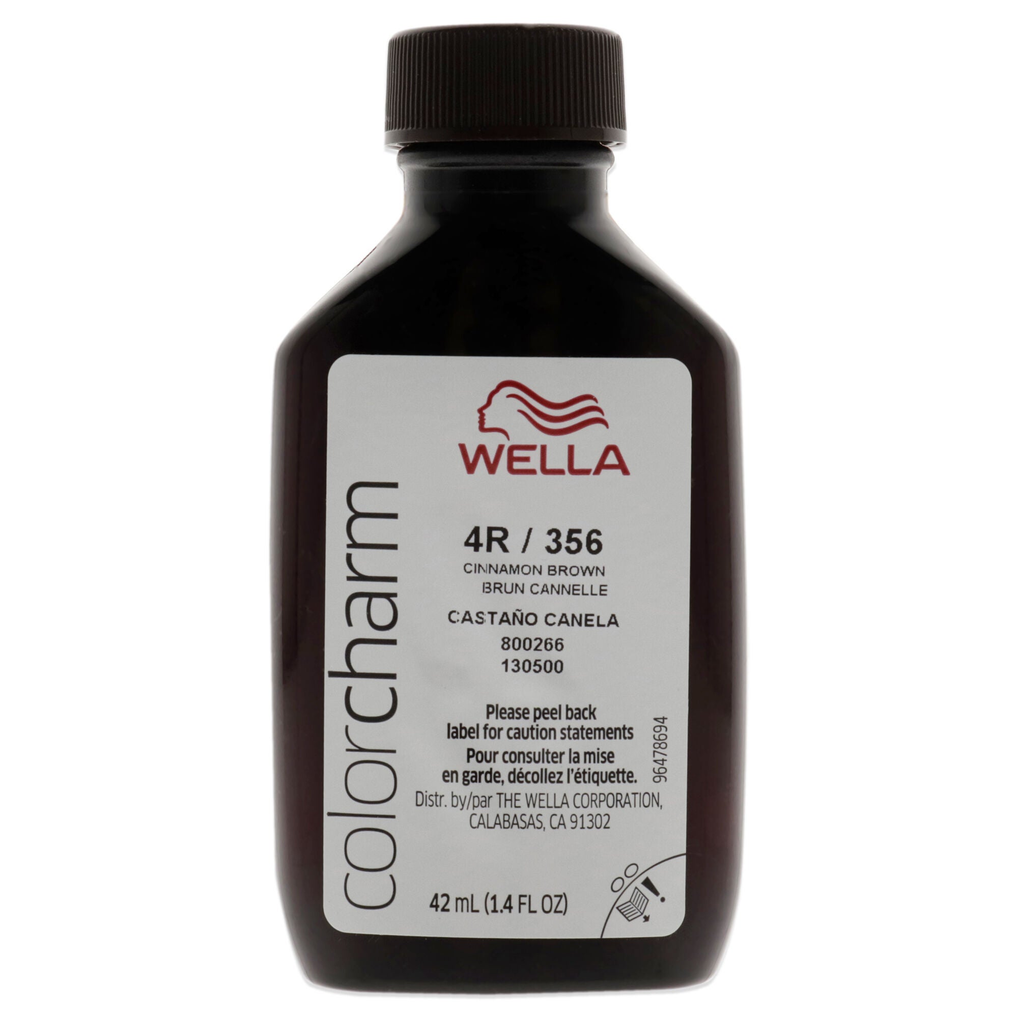 Color Charm Permanent Liquid Haircolor - 356 4R Cinnamon Brown by Wella for Unisex - 1.4 oz Hair Color, , alternate image number 5