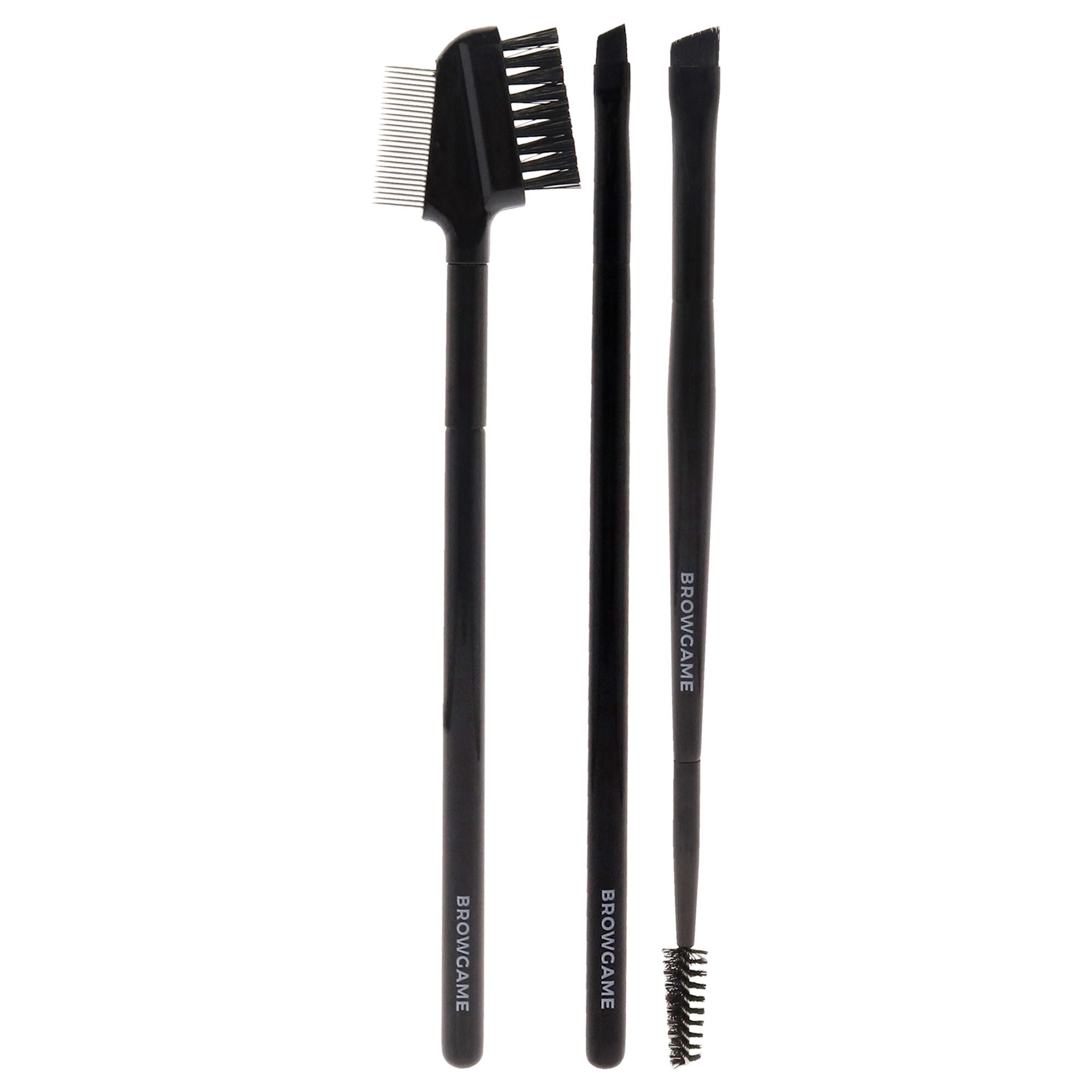 Brow Brush Kit by Browgame for Women - 3 Pc Set, , alternate image number 4