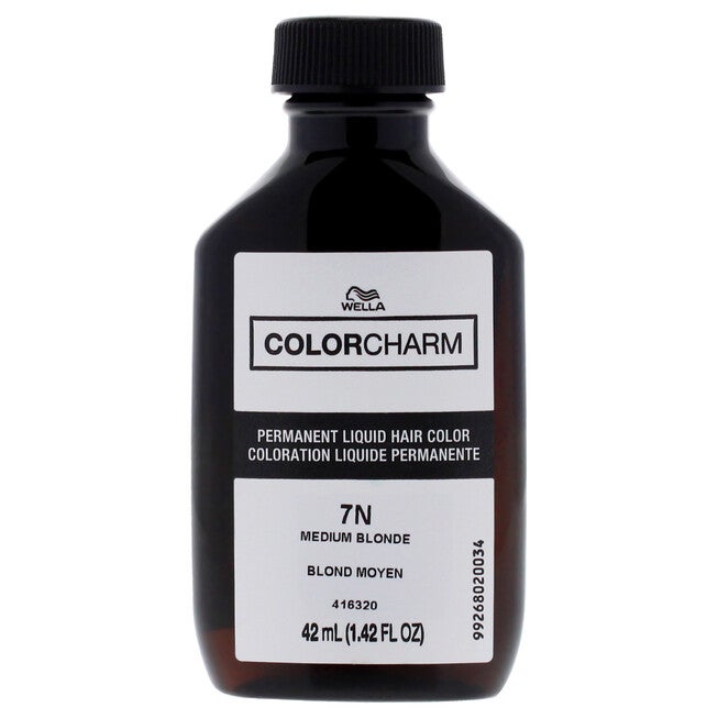 Color Charm Permanent Liquid Hair Color - 7N Medium Blonde by Wella for Unisex - 1.42 oz Hair Color, NA, alternate image number null