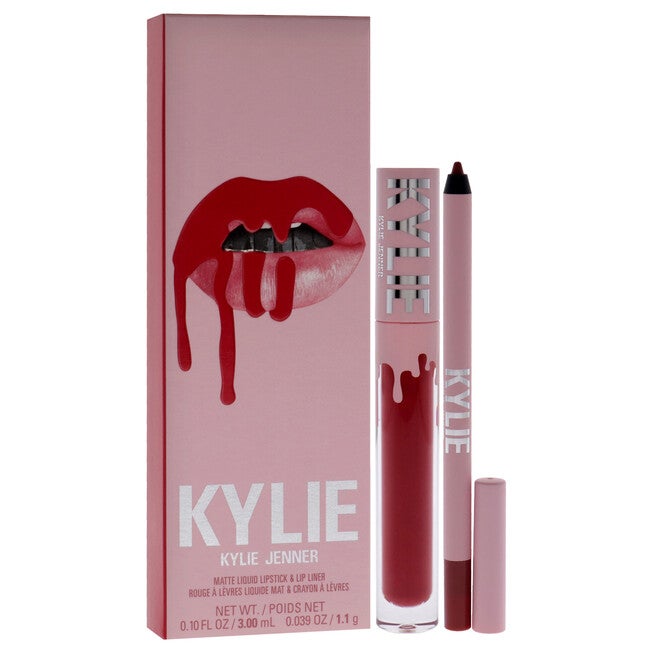 Matte Lip Kit - 401 Victoria by Kylie Cosmetics for Women - 2 Pc 0.10oz Matte Liquid Lipstick, 0.039oz Lip Liner, See Description, alternate image number 2
