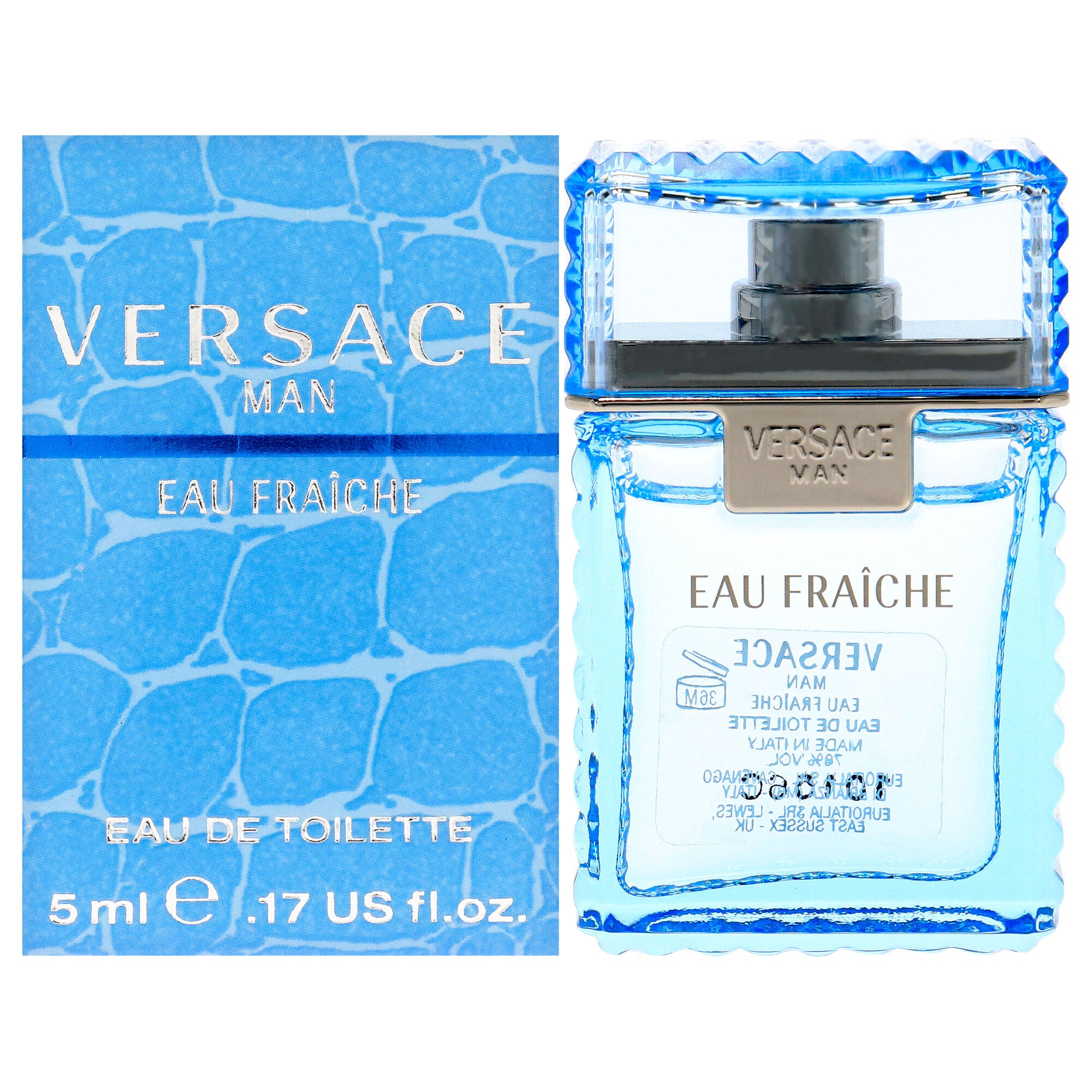 Versace Man Eau Fraiche by Versace for Men - 5 ml EDT Splash (Mini), See Description, hi-res image number 0