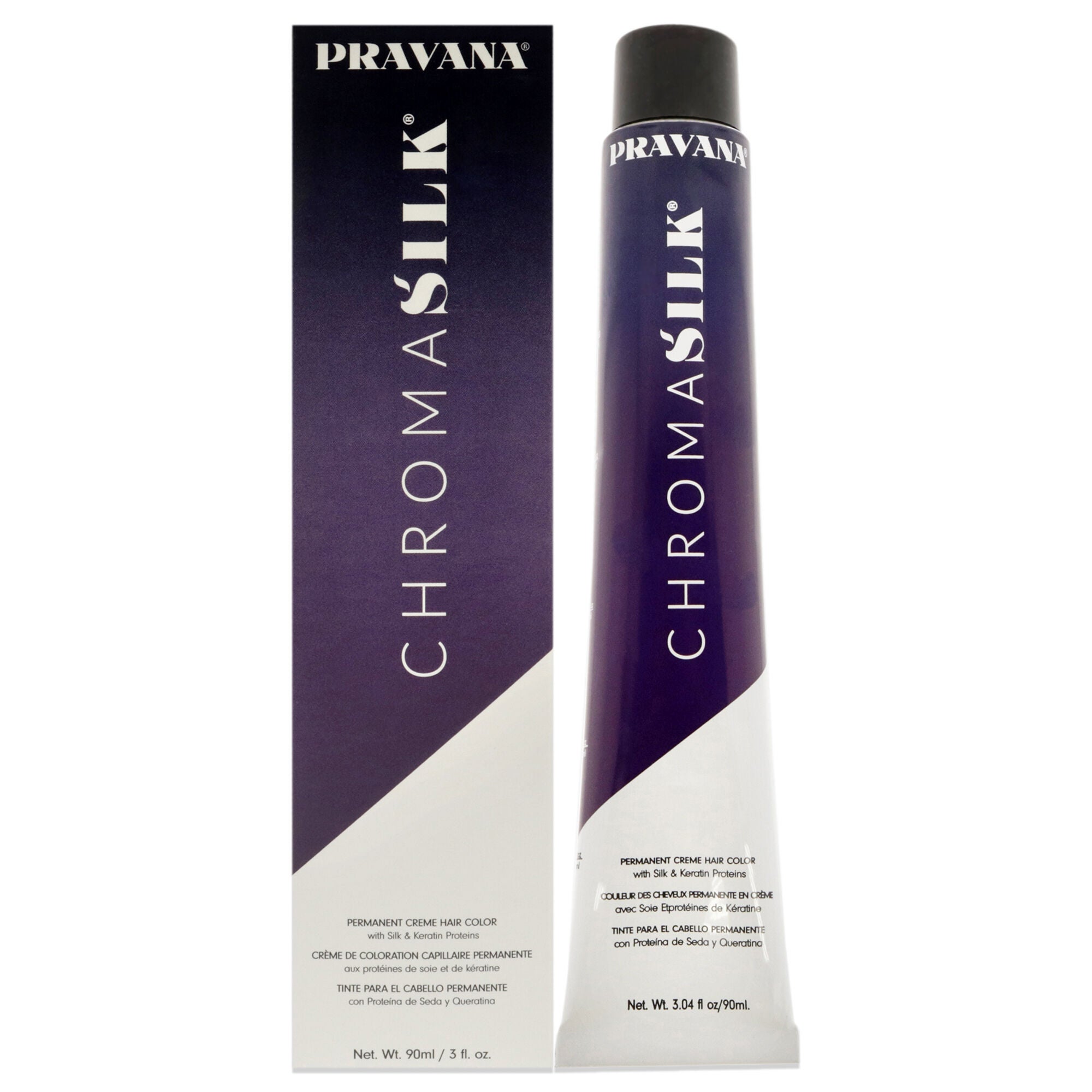 ChromaSilk Creme Hair Color - 10.07 Extra Light Sheer Violet Blonde by Pravana for Unisex - 3 oz Hair Color, See Description, hi-res image number 0