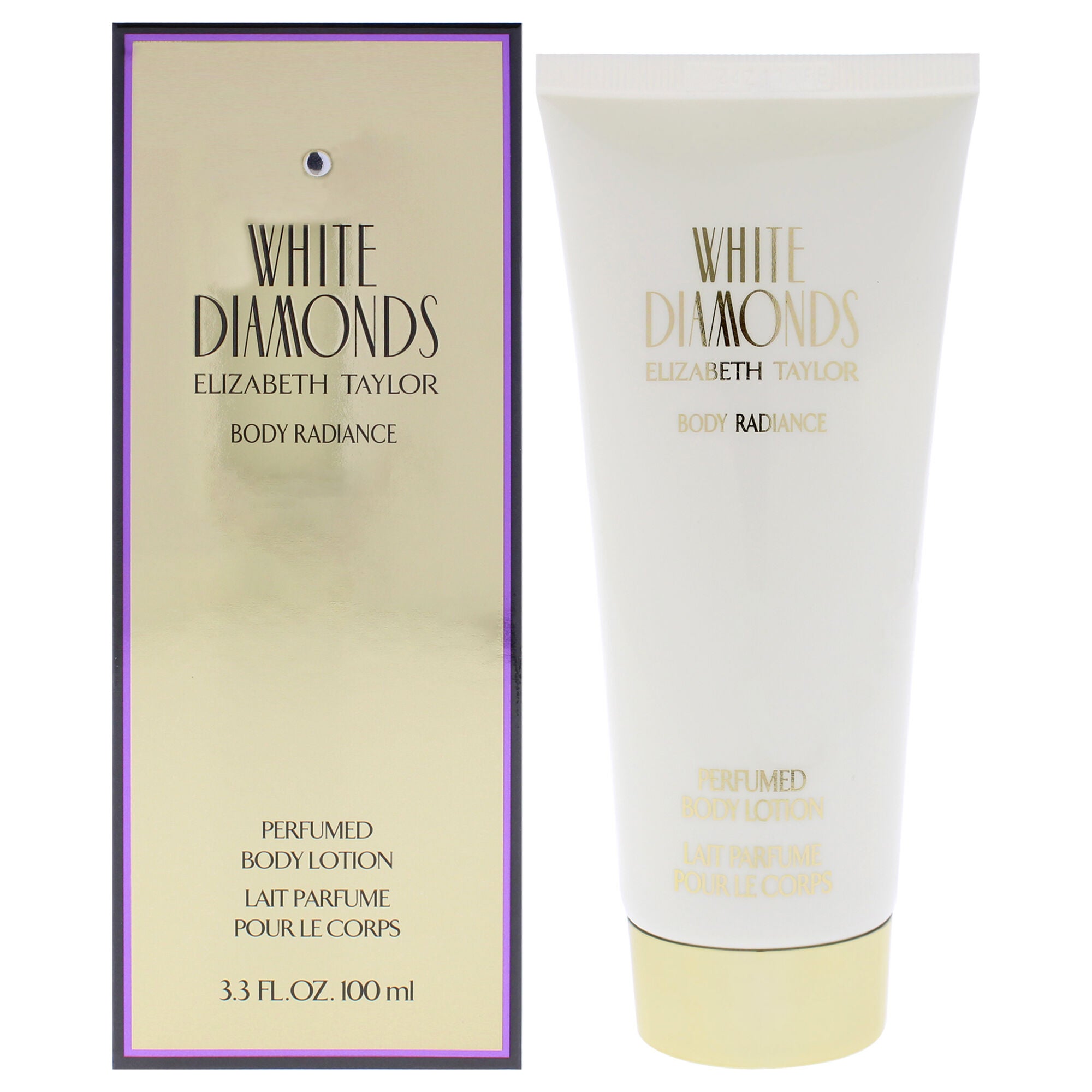White Diamonds by Elizabeth Taylor for Women - 3.3 oz Body Lotion, See Description, hi-res image number 0