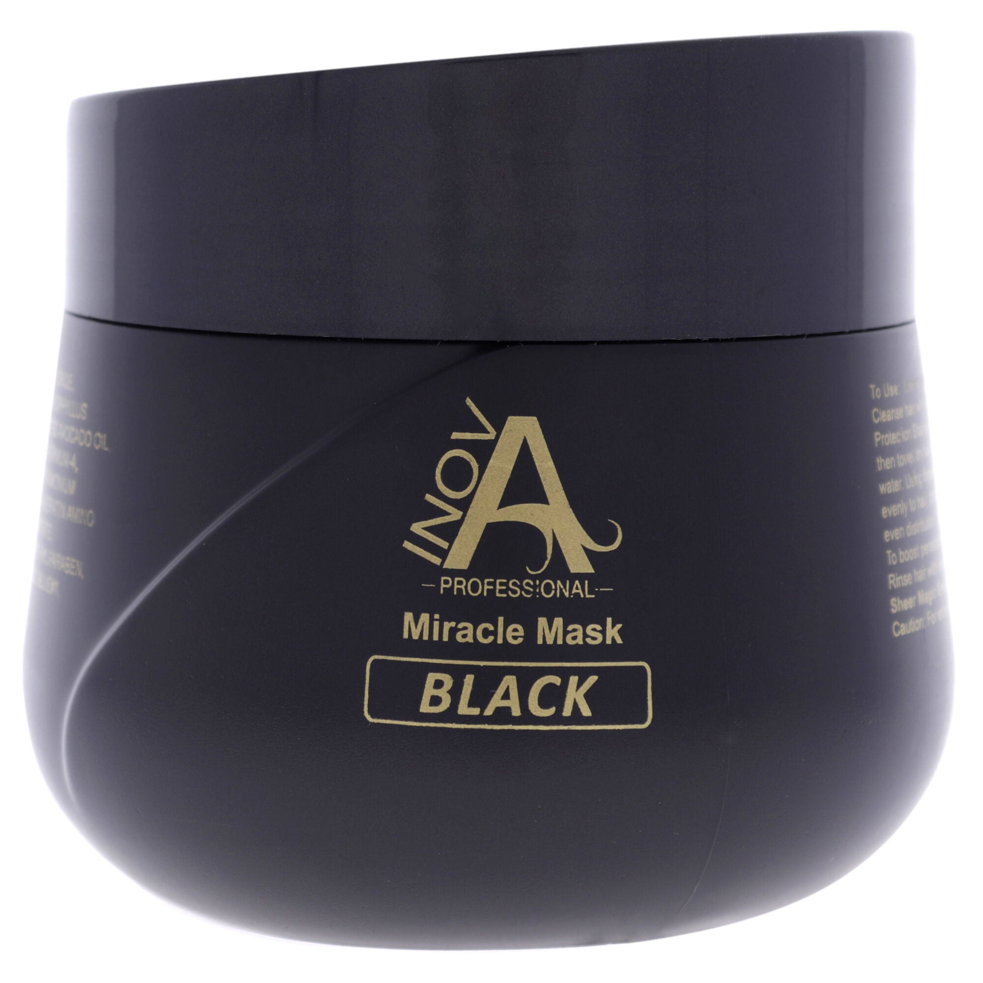 Color Deposit Miracle Mask - Black by Inova Professional for Unisex - 10.2 oz Masque, See Description, hi-res image number 0