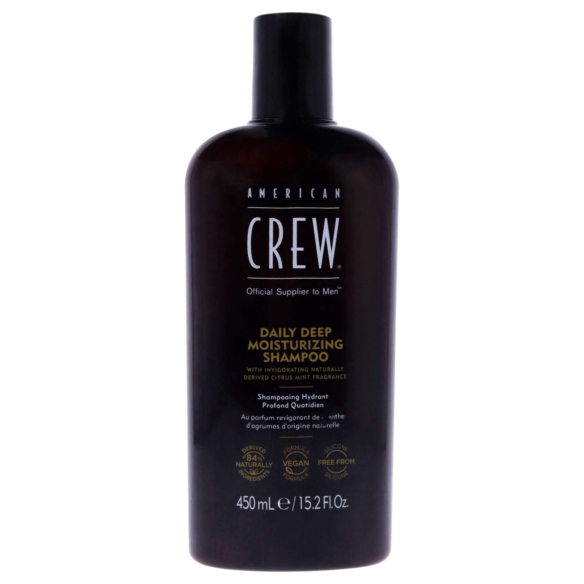 Daily Deep Moisturizing Shampoo by American Crew for Men - 15.2 oz Shampoo, NA, hi-res image number 0