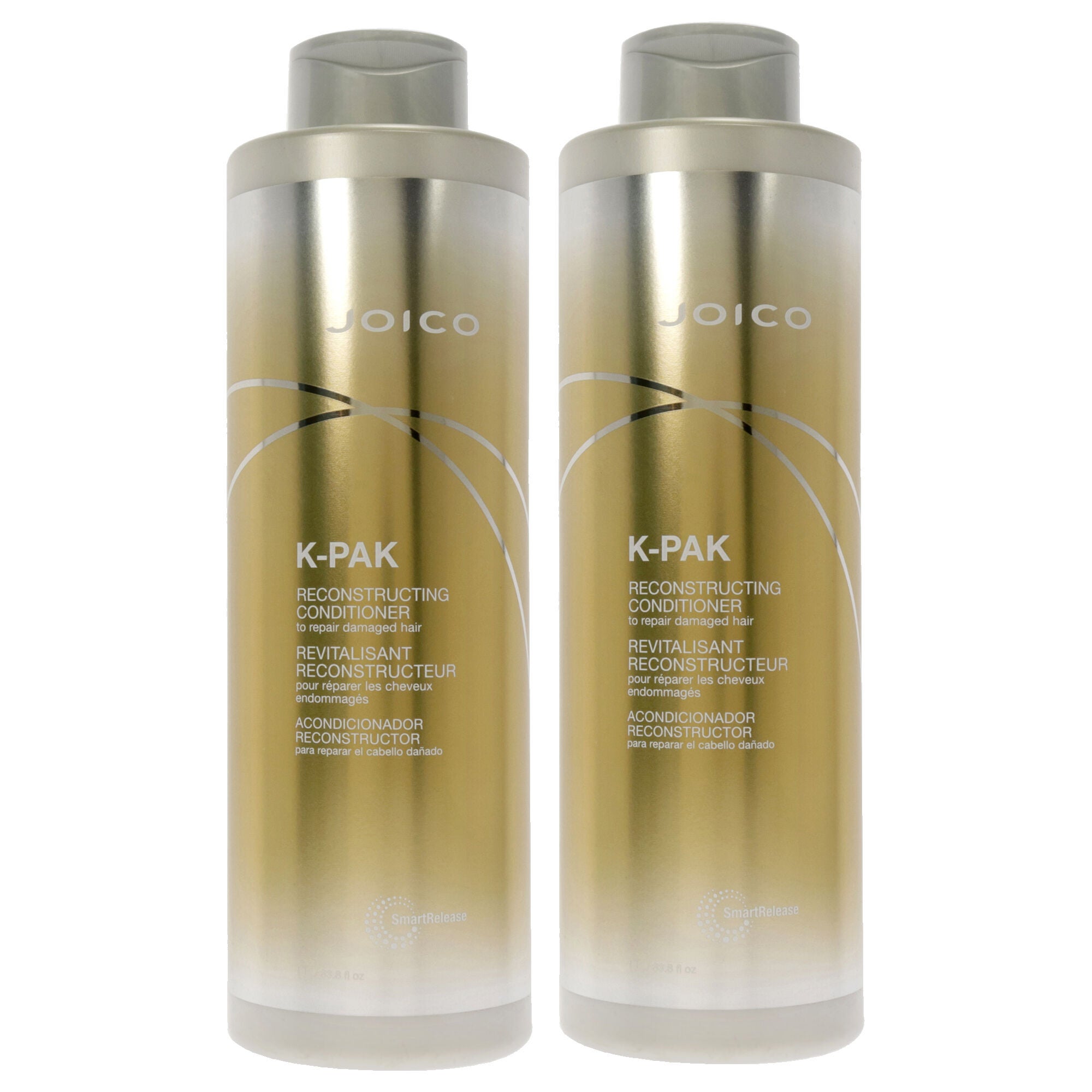 K-Pak Conditioner To Repair Damage Revitalisant by Joico for Unisex - 33.8 oz Conditioner - Pack of 2, White, hi-res image number 0