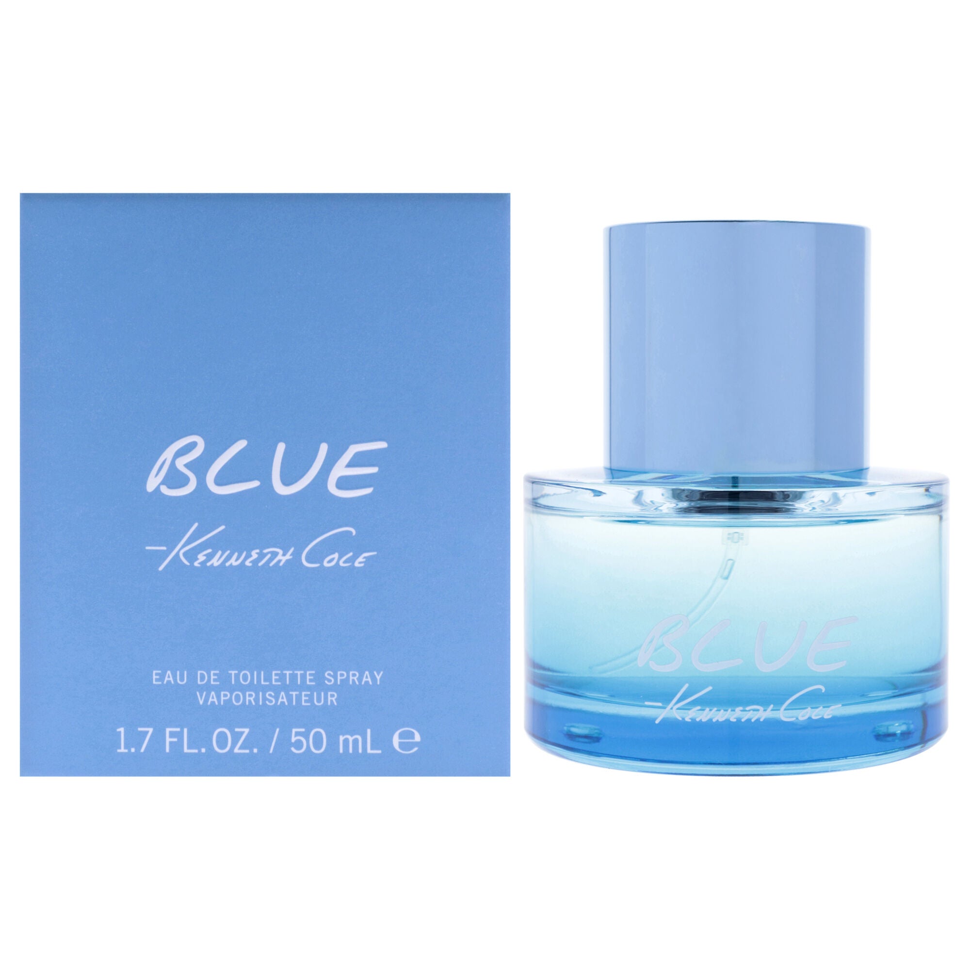 Kenneth Cole Blue by Kenneth Cole for Men - 1.7 oz EDT Spray, Clear, hi-res image number 0