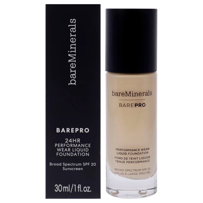 Barepro Performance Wear Liquid Foundation SPF 20 - 07 Warm Light by bareMinerals for Women - 1 oz Foundation, NA, hi-res image number null