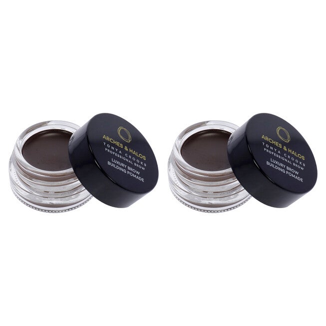 Luxury Brow Buiding Pomade - Dark Brown by Arches and Halos for Women - 0.106 oz Pomade - Pack of 2, NA, alternate image number null