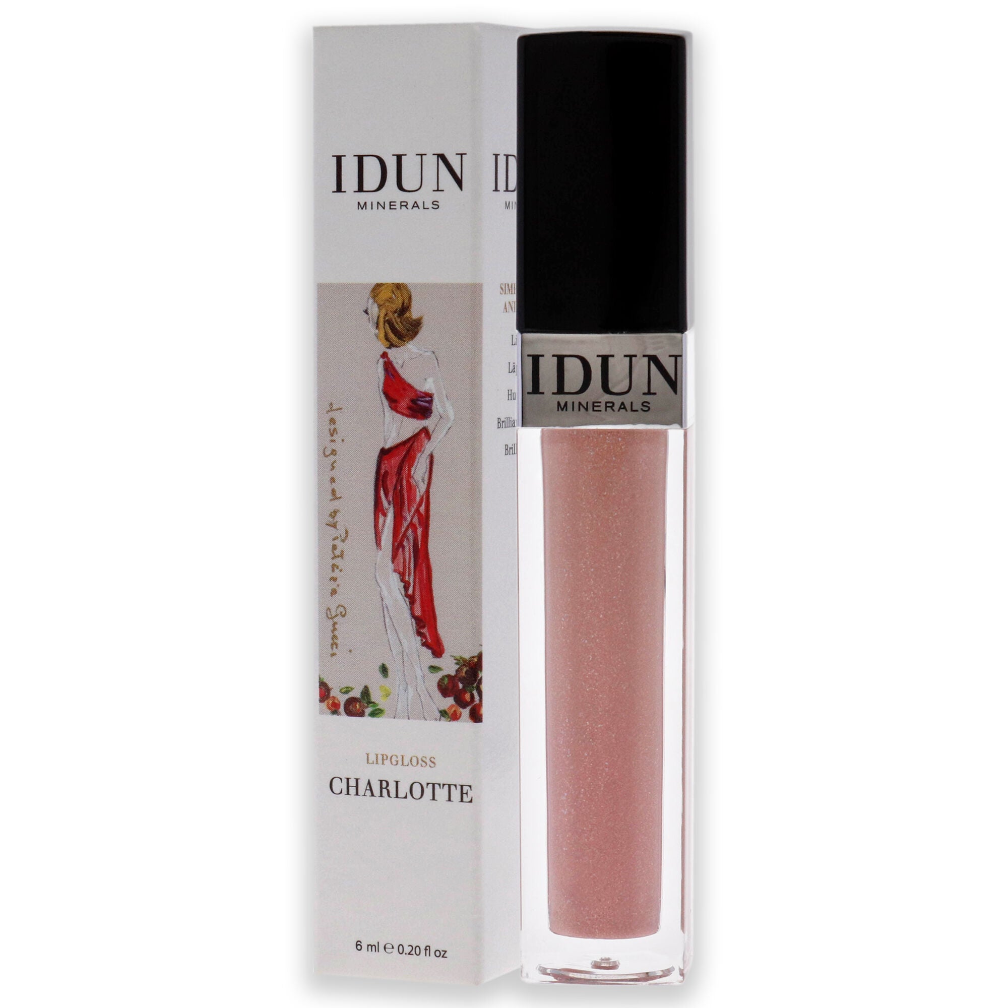 Lipgloss - 019 Charlotte by Idun Minerals for Women - 0.2 oz Lip Gloss, See Description, alternate image number 3