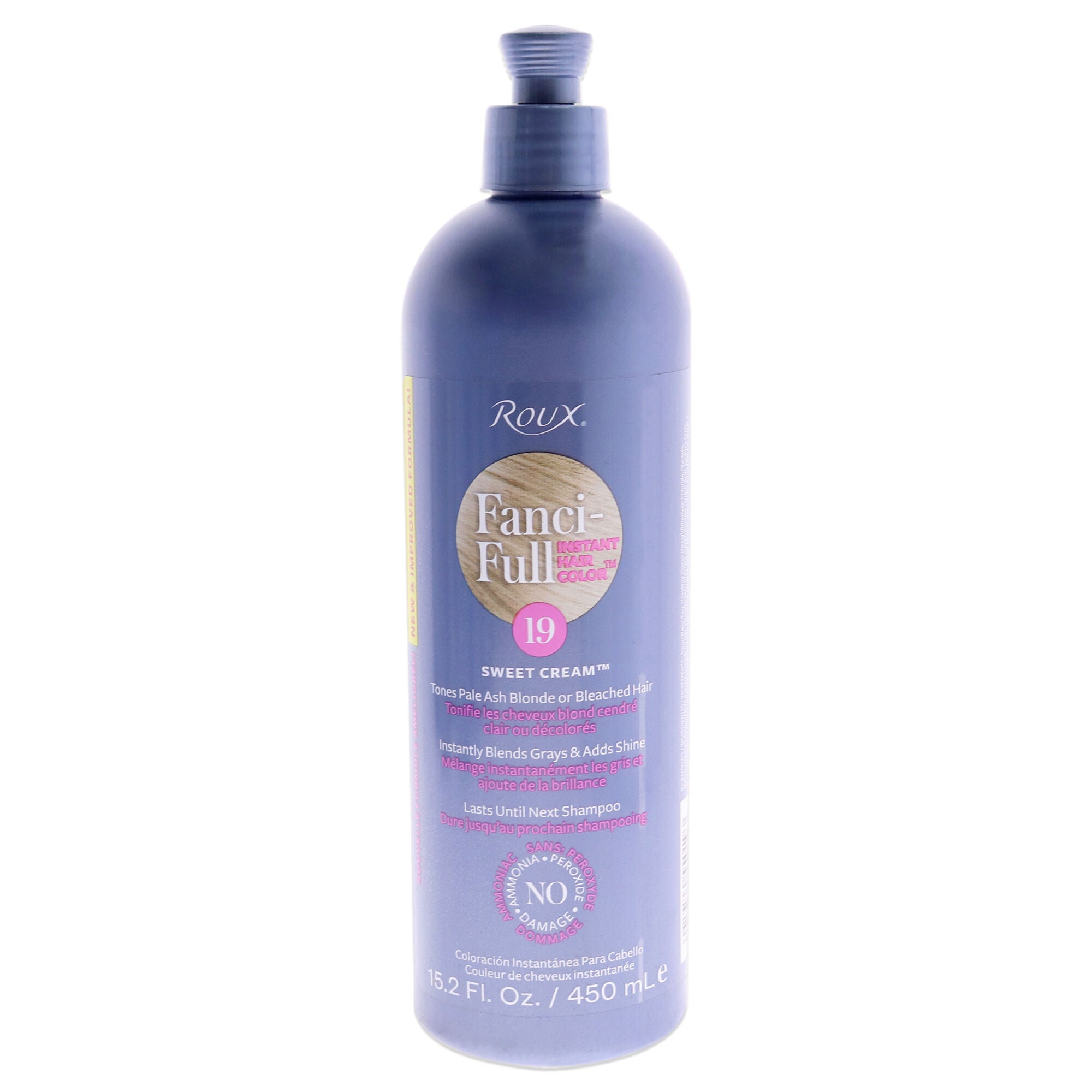 Fanci-Full Rinse Instant Hair Color - 19 Sweet Cream by Roux for Unisex - 15.2 oz Hair Color, See Description, hi-res image number 0
