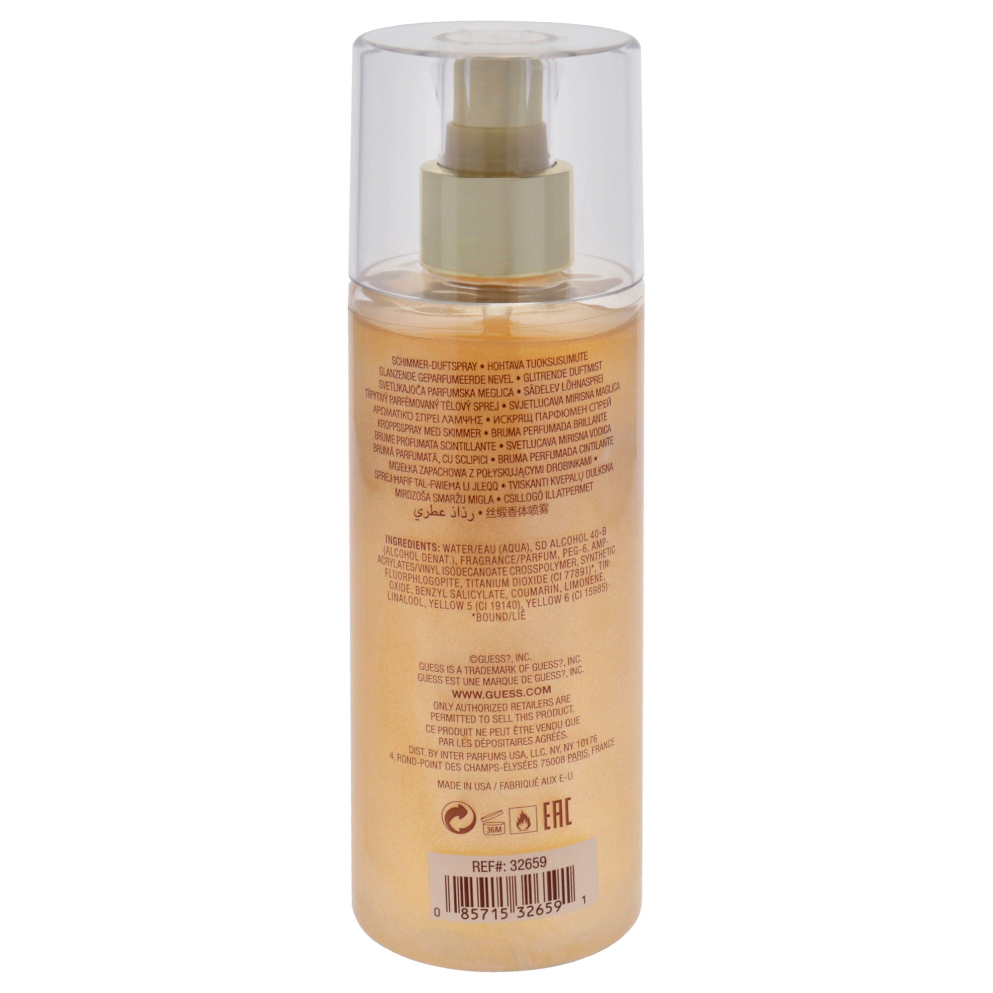Guess Bella Vita Shimmer by Guess for Women - 8.4 oz Fragrance Mist, Clear, alternate image number 1