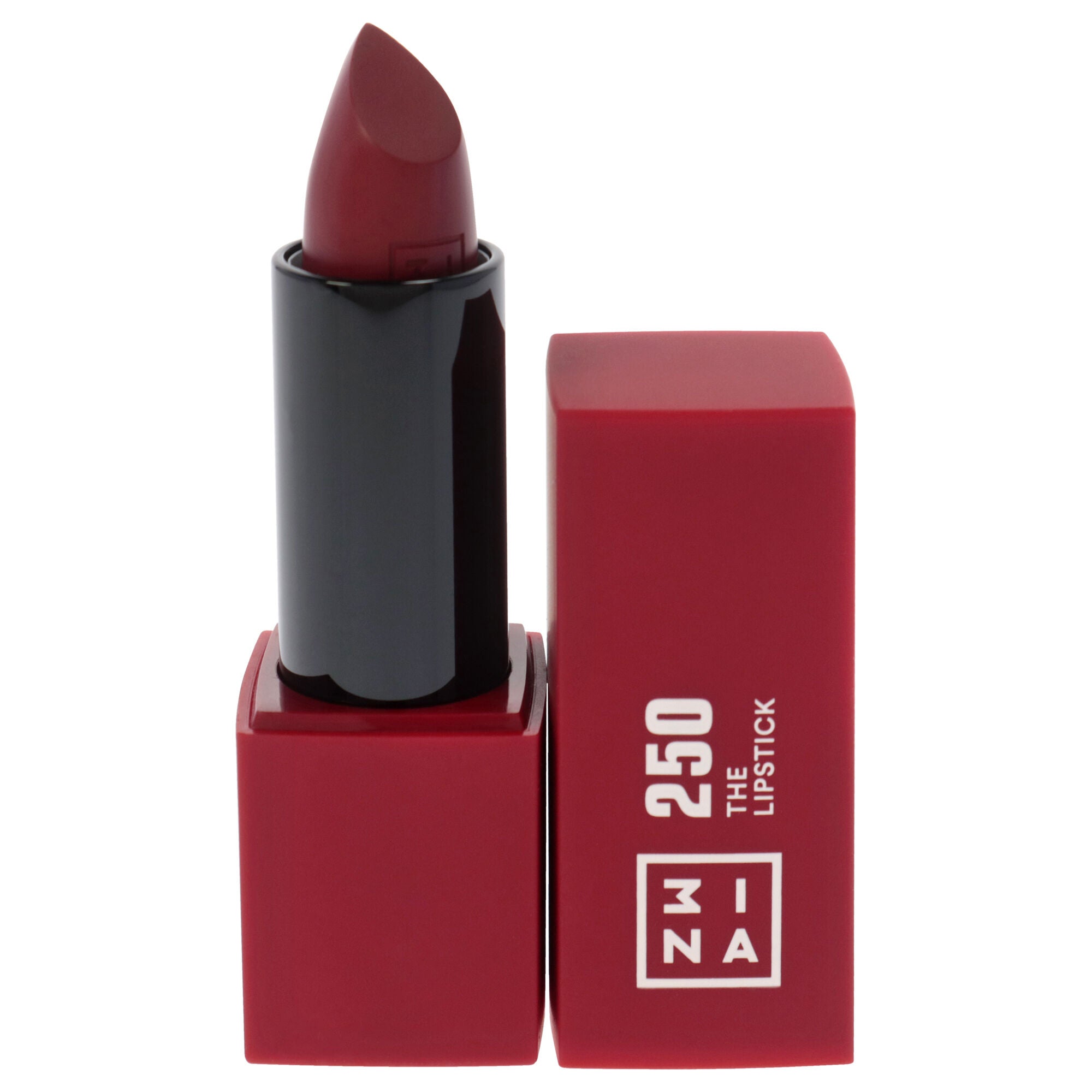 The Lipstick - 250 Warm Dark Red by 3INA for Women - 0.16 oz Lipstick, See Description, alternate image number 4