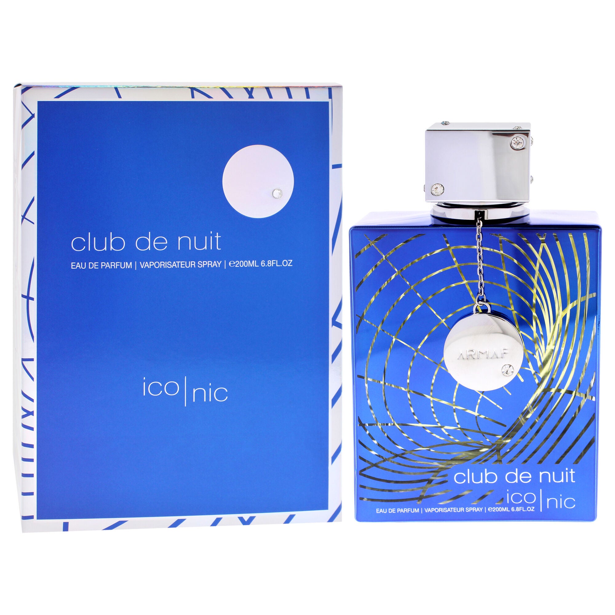 Club De Nuit Iconic Blue by Armaf for Men - 6.8 oz EDP Spray, Clear, alternate image number 2