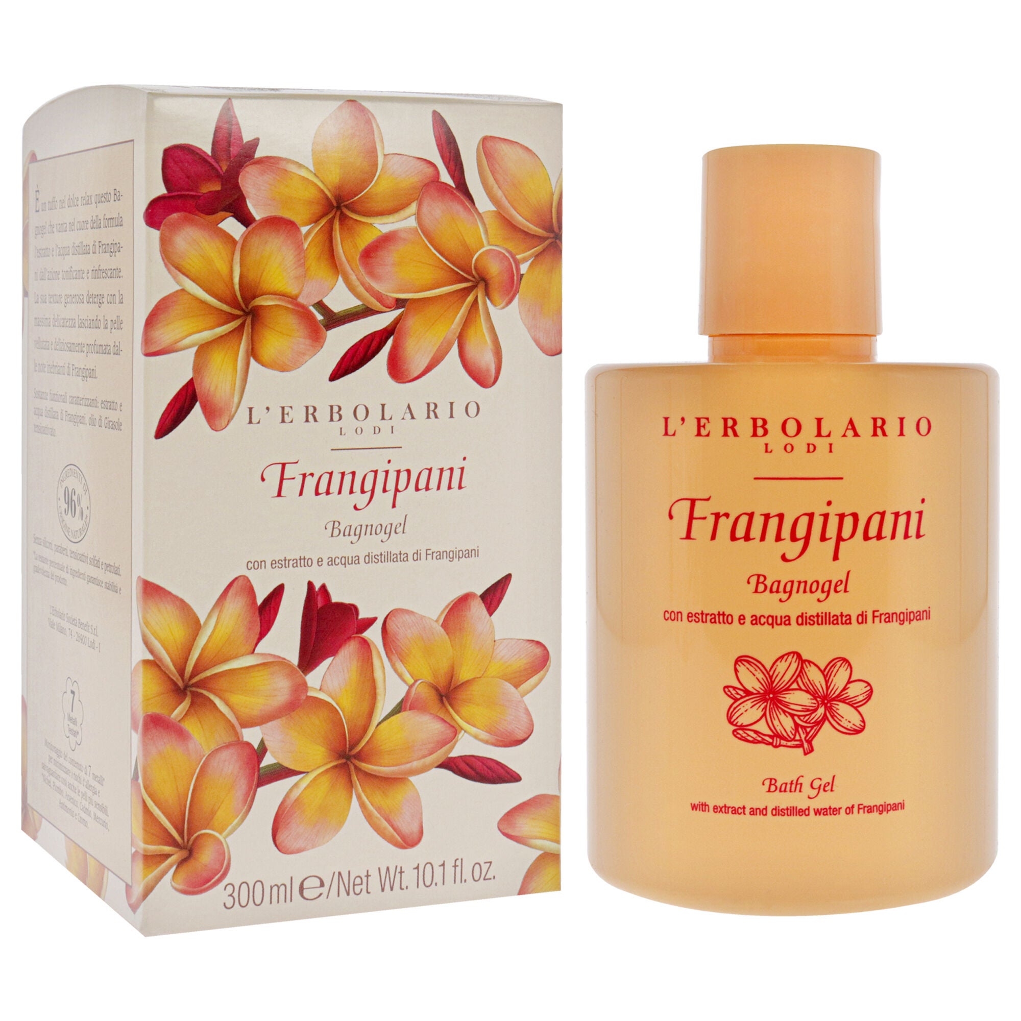 Bath Gel - Frangipani by LErbolario for Women - 10.1 oz Shower Gel, NA, alternate image number 2