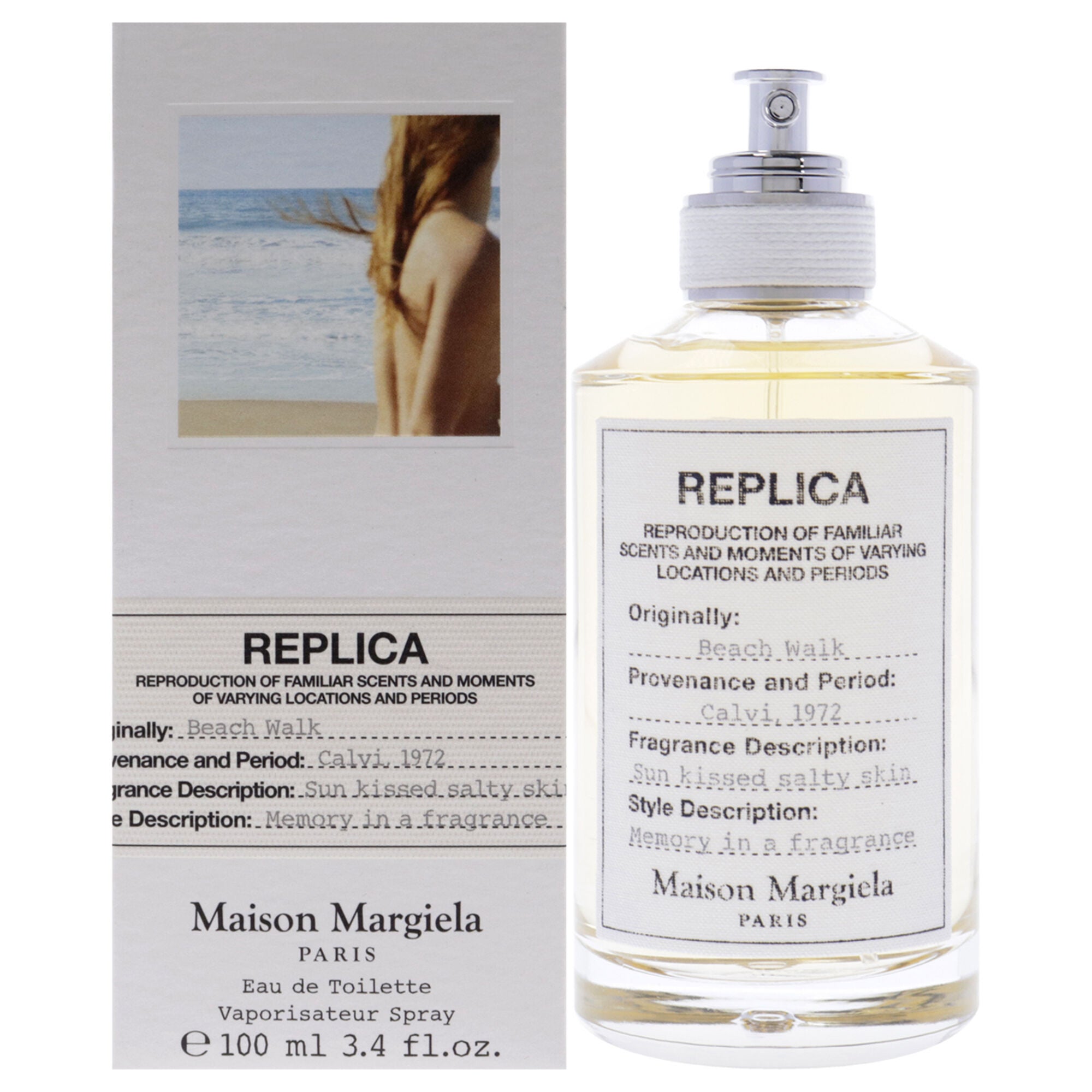 Replica Beach Walk - Refillable by Maison Margiela for Women - 3.4 oz EDT Spray, See Description, hi-res image number 0