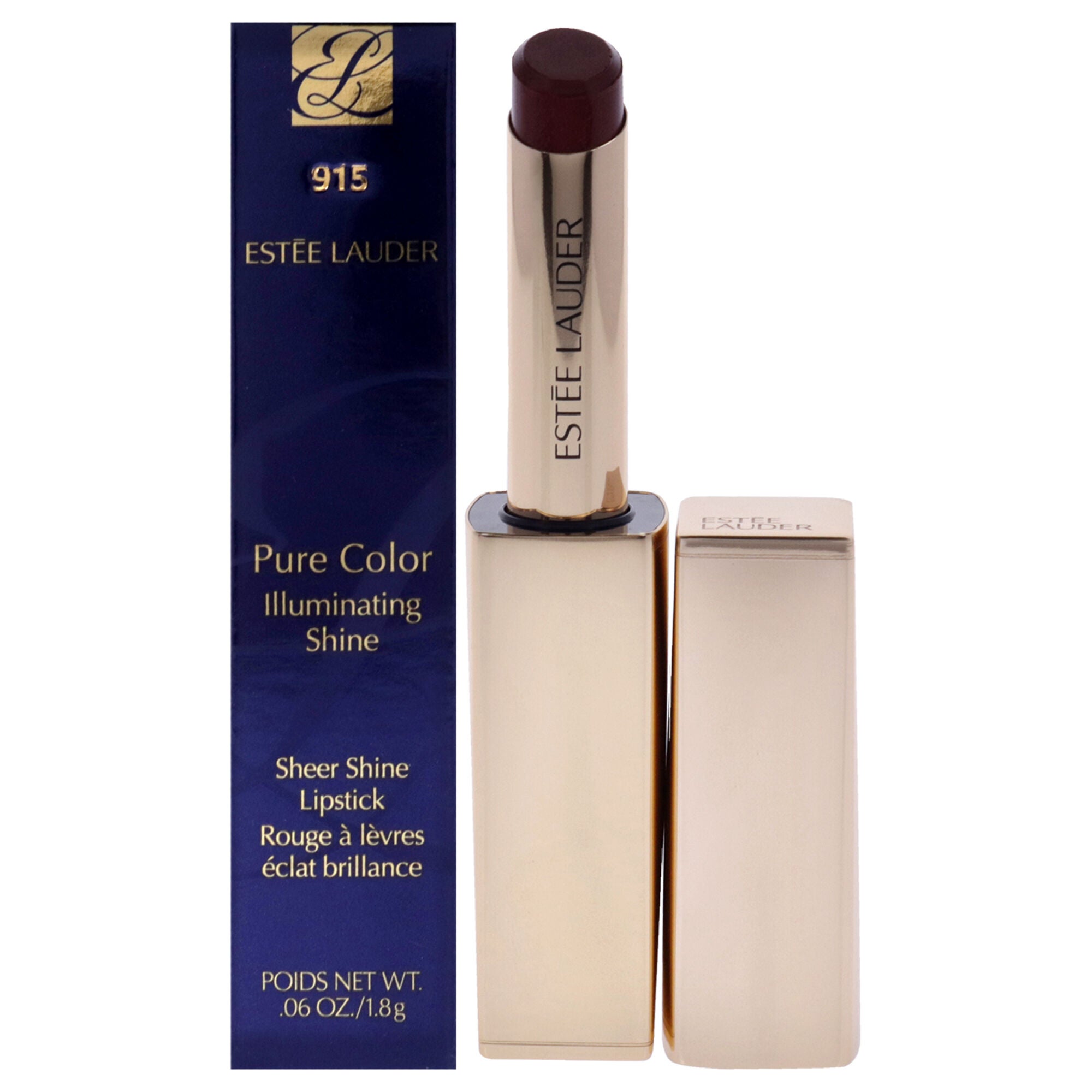 Pure Color Illuminating Shine Lipstick - 915 Royalty by Estee Lauder for Women - 0.06 oz Lipstick, , alternate image number 5