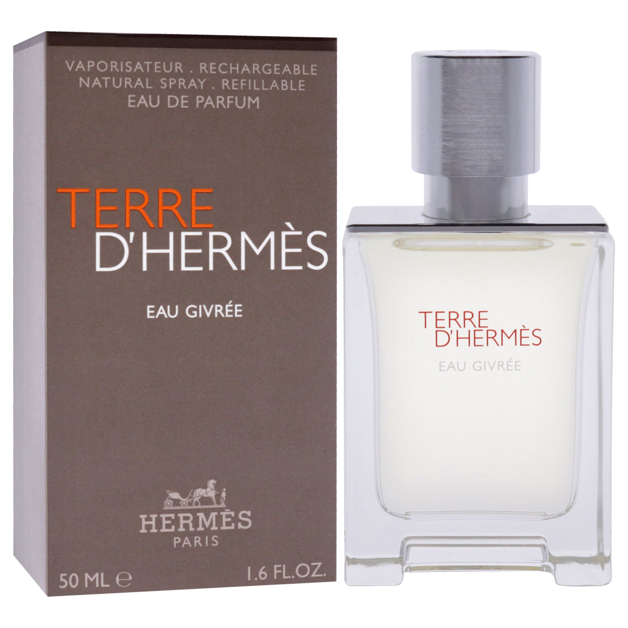 Terre DHermes Eau Givree by Hermes for Men - 1.6 oz EDP Spray (Refillable), , alternate image number 6