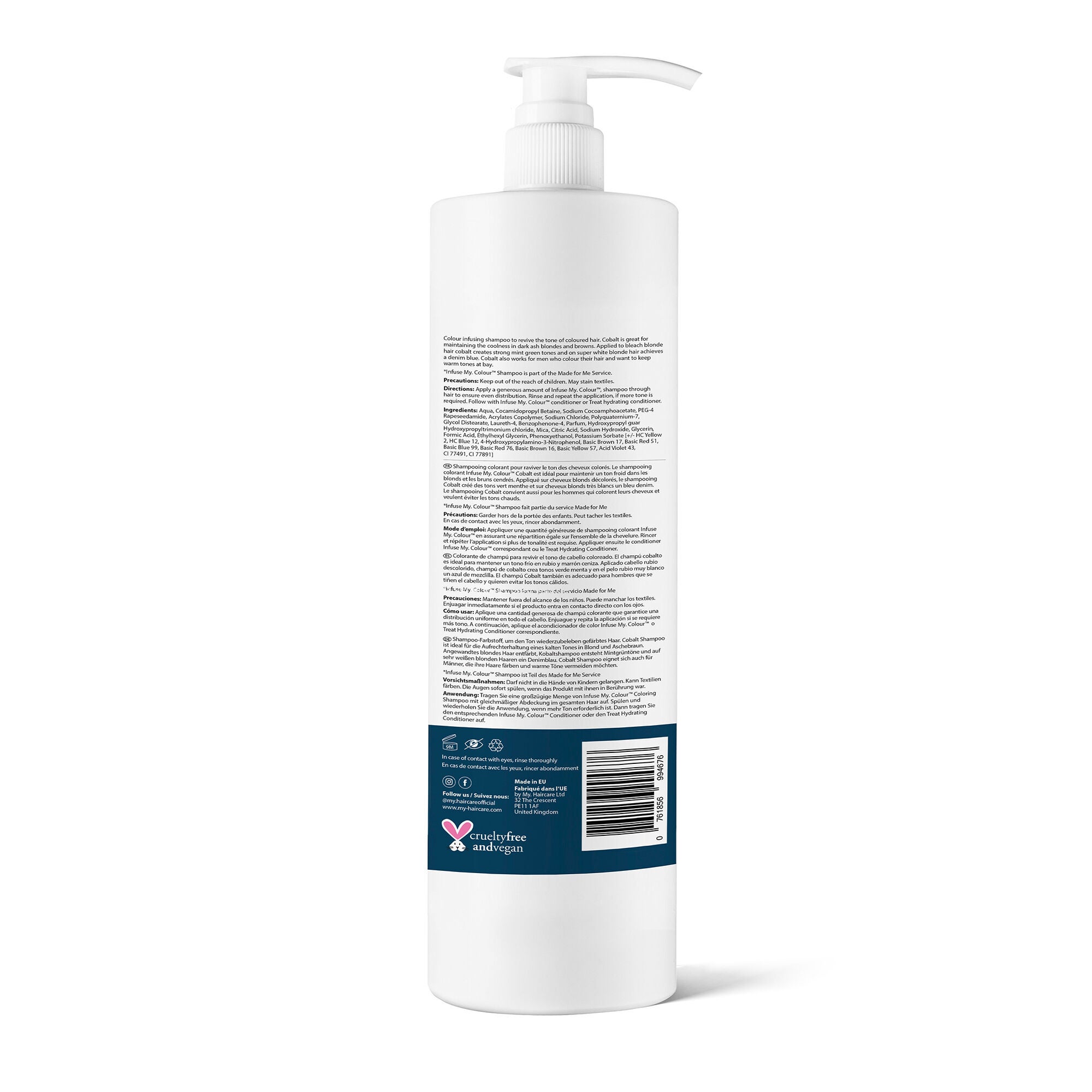 Cobalt Shampoo by Infuse My Colour for Unisex - 35.2 oz Shampoo, See Description, alternate image number 1