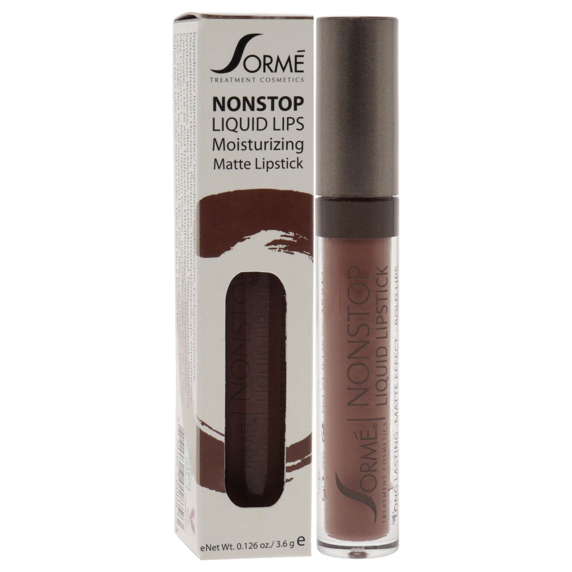Nonstop Moisturizing Matte Liquid Lipstick - 275 Orchid by Sorme Cosmetics for Women - 0.126 oz Lipstick, See Description, alternate image number 1
