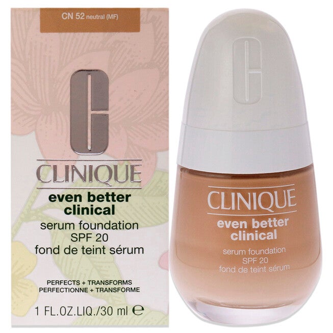 Even Better Clinical Serum Foundation SPF 20 - CN 52 Neutral by Clinique for Women - 1 oz Foundation, See Description, hi-res image number 0