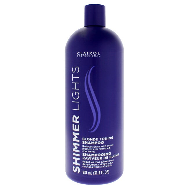 Shimmer Lights Blonde and Silver Shampoo by Clairol for Unisex - 31.5 oz Shampoo, NA, hi-res image number null