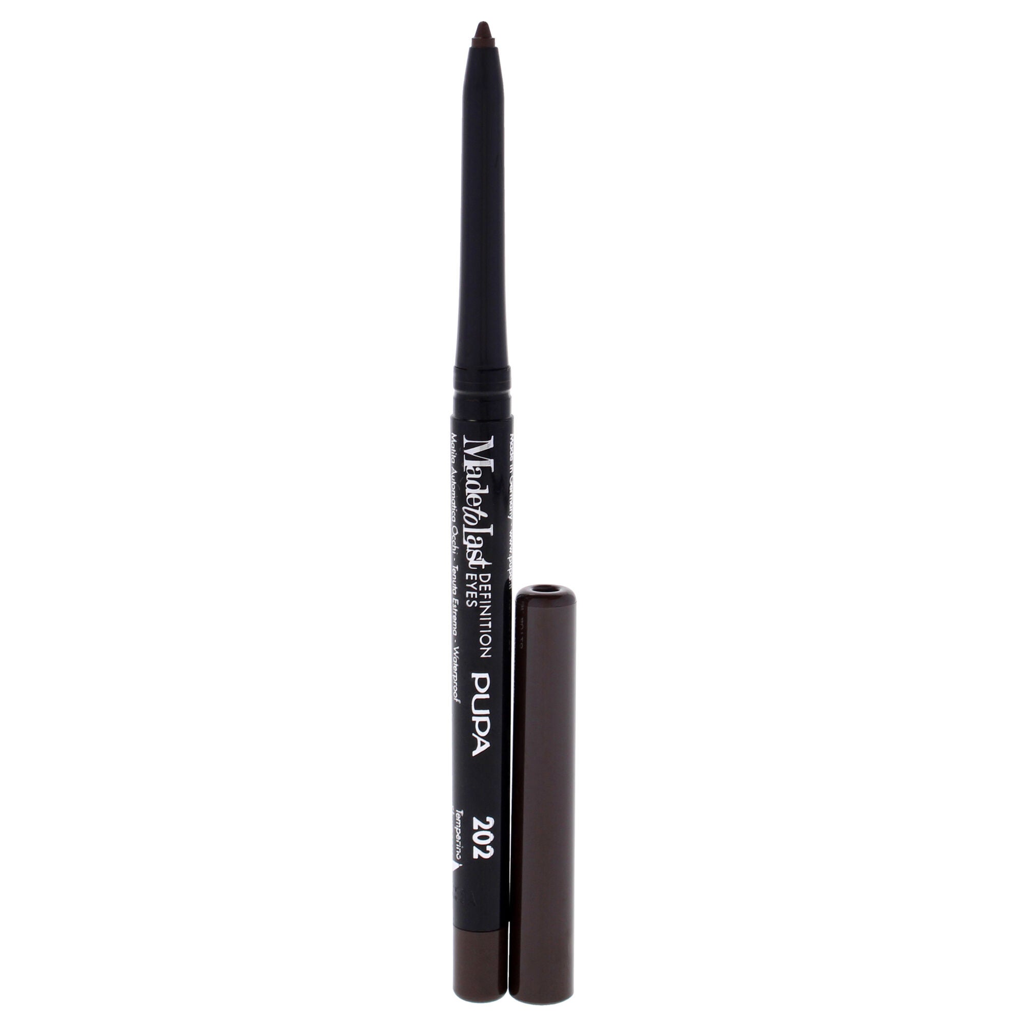 Made To Last Definition Eyes - 202 Dark Cocoa by Pupa Milano for Women - 0.012 oz Eye Pencil, See Description, alternate image number 2