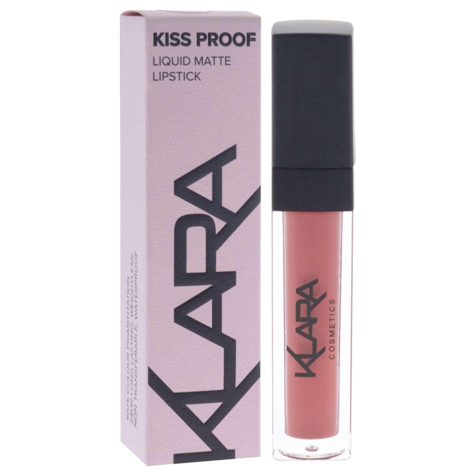 Kiss Proof Lipstick Liquid Matte - 7 Sienna Nude by Klara for Women - 0.27 oz Lipstick, See Description, alternate image number 2