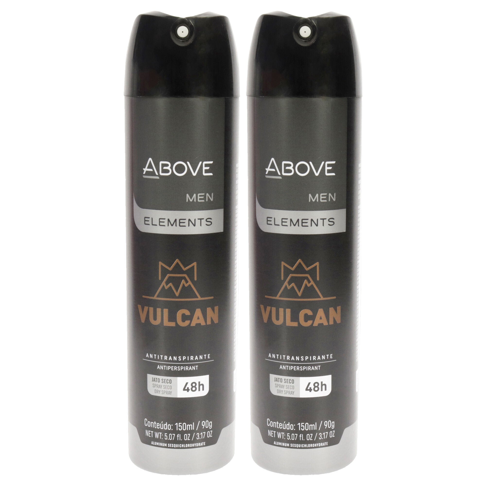 48 Hours Element Antiperspirant Deodorant - Vulcan by Above for Men - 3.17 oz Deodorant Spray - Pack of 2, See Description, hi-res image number 0