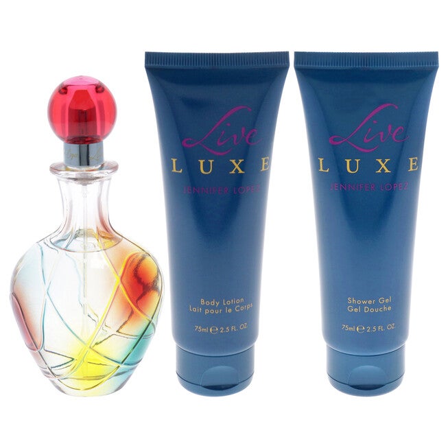 Live Luxe by Jennifer Lopez for Women - 3 Pc Gift Set 3.4oz EDP Spray, 2.5oz Shower Gel, 2.5oz Body Lotion, NA, alternate image number null