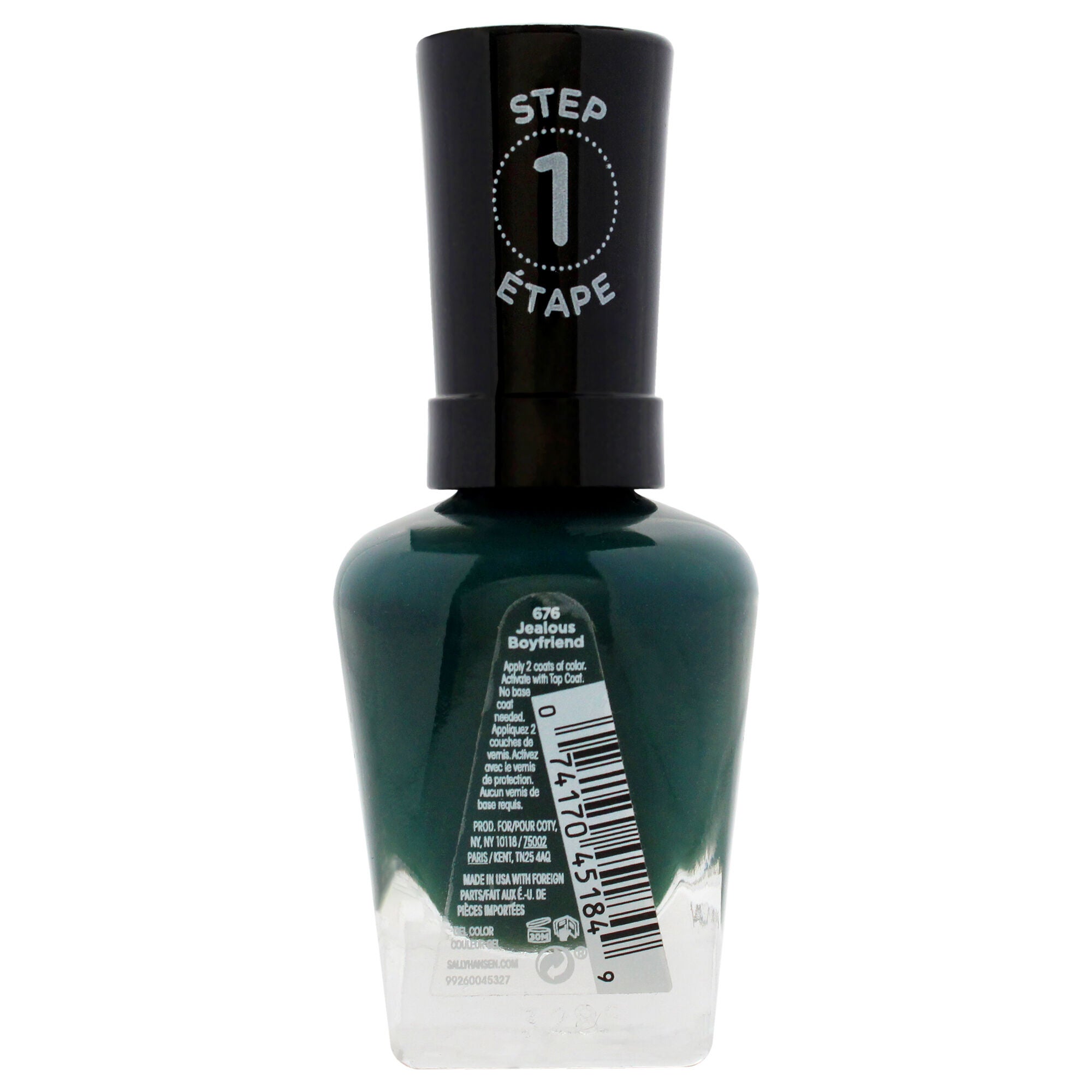 Miracle Gel - 676 Jealous Boyfriend by Sally Hansen for Women - 0.5 oz Nail Polish, See Description, alternate image number 2