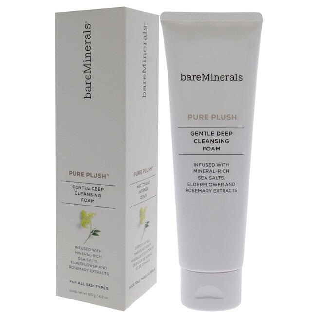 Pure Plush Gentle Deep Cleansing Foam by bareMinerals for Unisex - 4.2 oz Cleanser, NA, alternate image number null