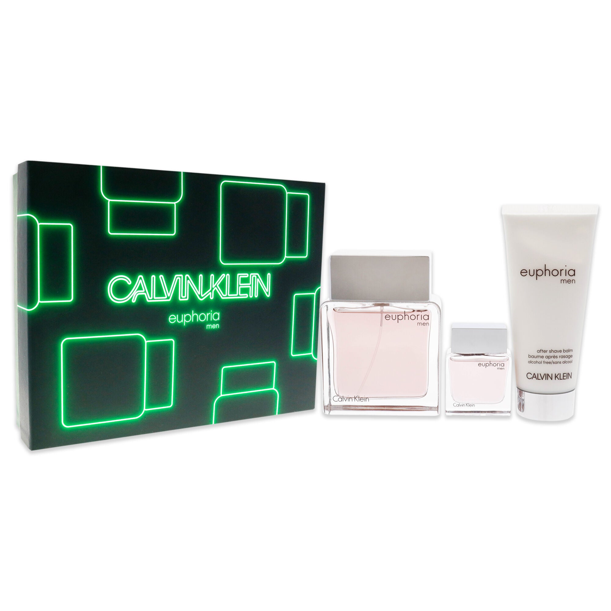 Euphoria by Calvin Klein for Men - 3 Pc Gift Set 3.3oz EDT Spray, 0.5oz EDT Splash, 3.3oz After Shave Balm, , alternate image number 6
