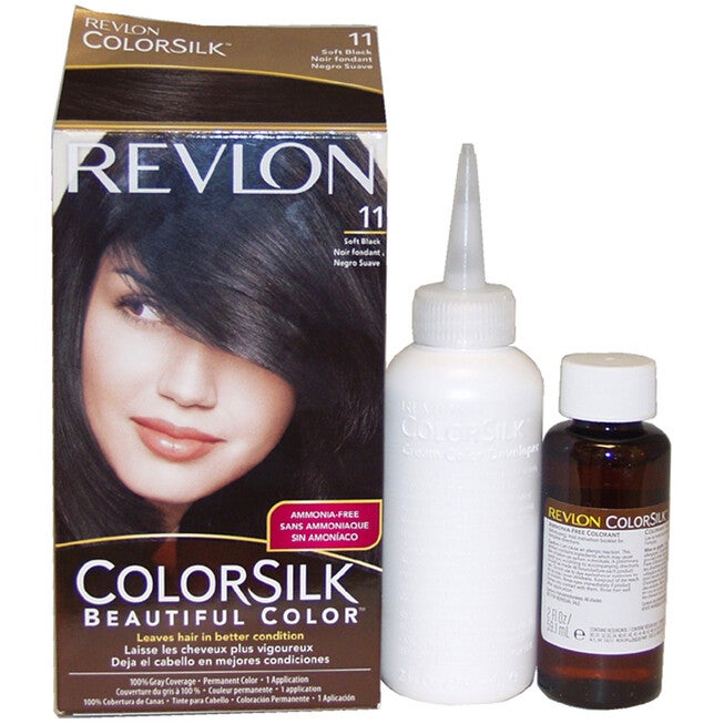 Colorsilk Beautiful Color - 11 Soft Black by Revlon for Unisex - 1 Application Hair Color, NA, hi-res image number null