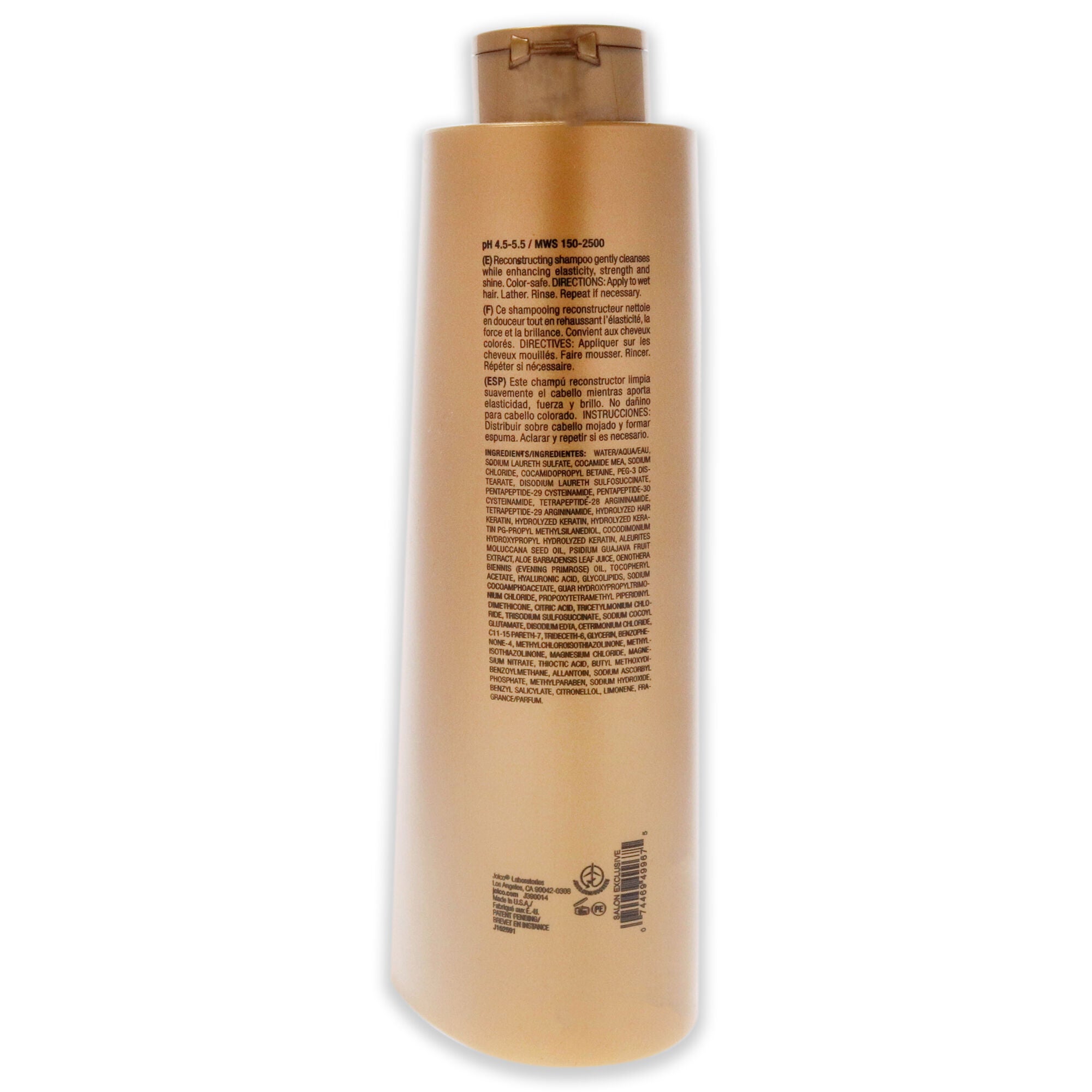 K-Pak Shampoo To Repair Damage by Joico for Unisex - 33.8 oz Shampoo, See Description, alternate image number 1