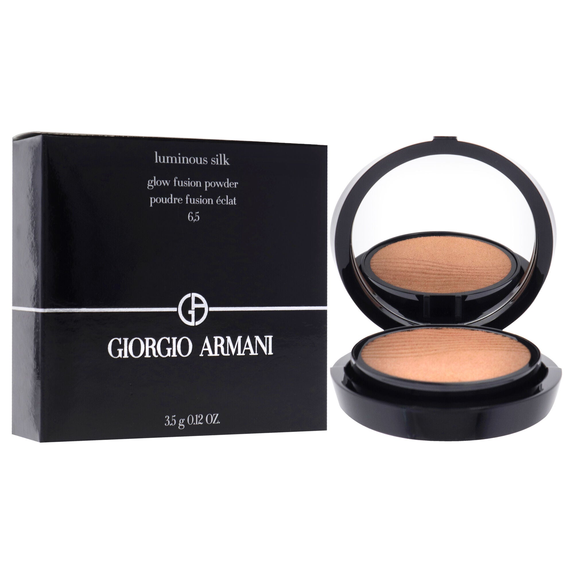 Luminous Silk Glow Fusion Powder - 6.5 Medium Natural by Giorgio Armani for Women - 0.12 oz Concealer, See Description, alternate image number 1