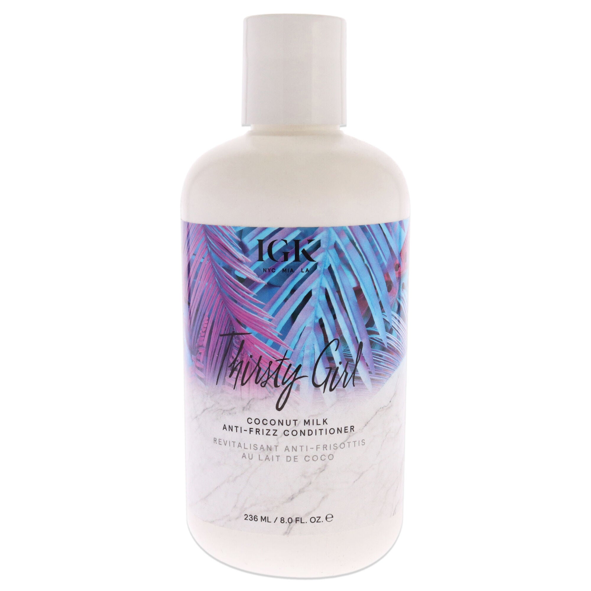 Thirsty Girl Coconut Milk Anti-Frizz Conditioner by IGK for Unisex - 8 oz Conditioner, See Description, hi-res image number 0