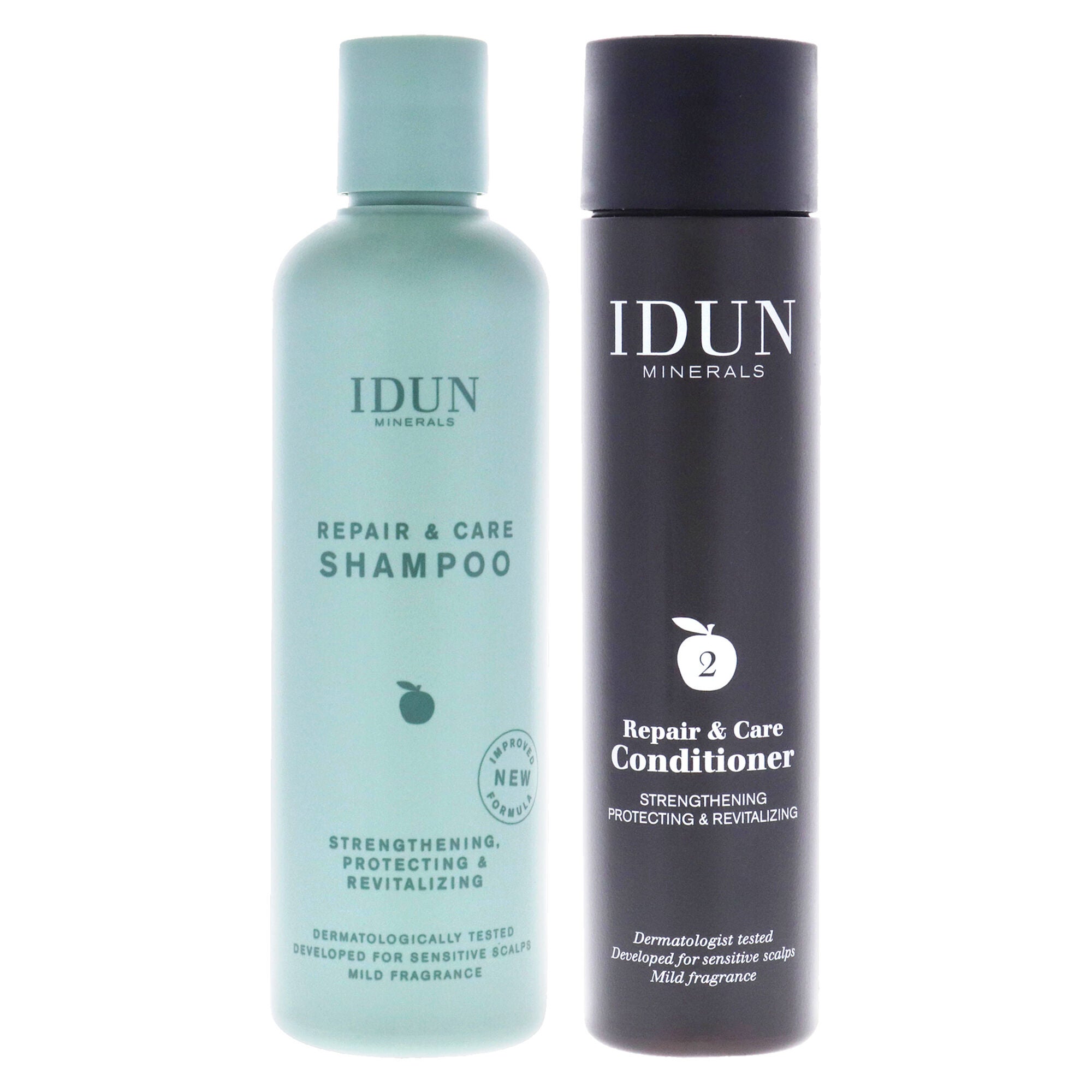 Repair and Care Shampoo and Conditoner Kit by Idun Minerals for Unisex - 2 Pc Kit 8.45oz Shampoo, 8.45oz Conditioner, See Description, hi-res image number 0