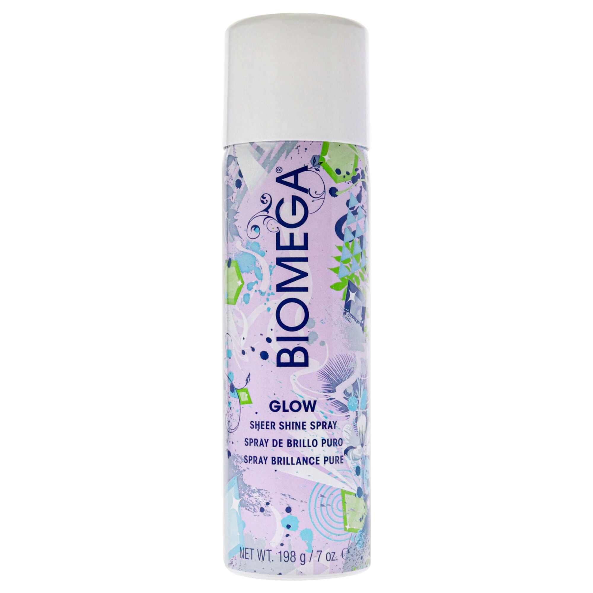 Biomega Glow Sheer Shine Spray by Aquage for Unisex - 7 oz Hair Spray, See Description, hi-res image number 0