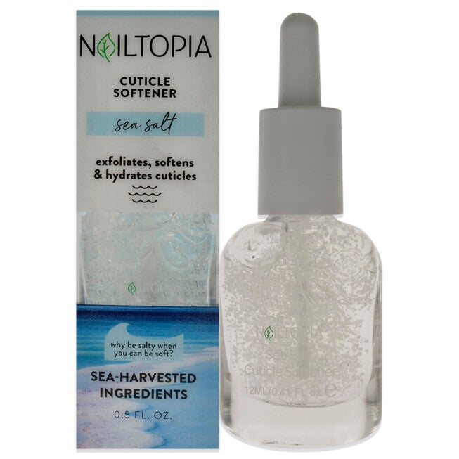 Dead Sea Salt Cuticle Softener by Nailtopia for Women - 0.41 oz Nail Treatment, See Description, hi-res image number null
