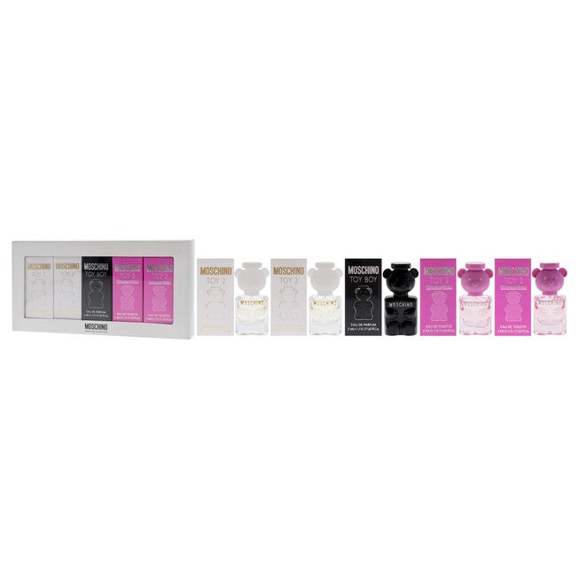 Moschino Miniature Collection Set by Moschino for Unisex - 5 Pc Mini Gift Set, NA, alternate image number null