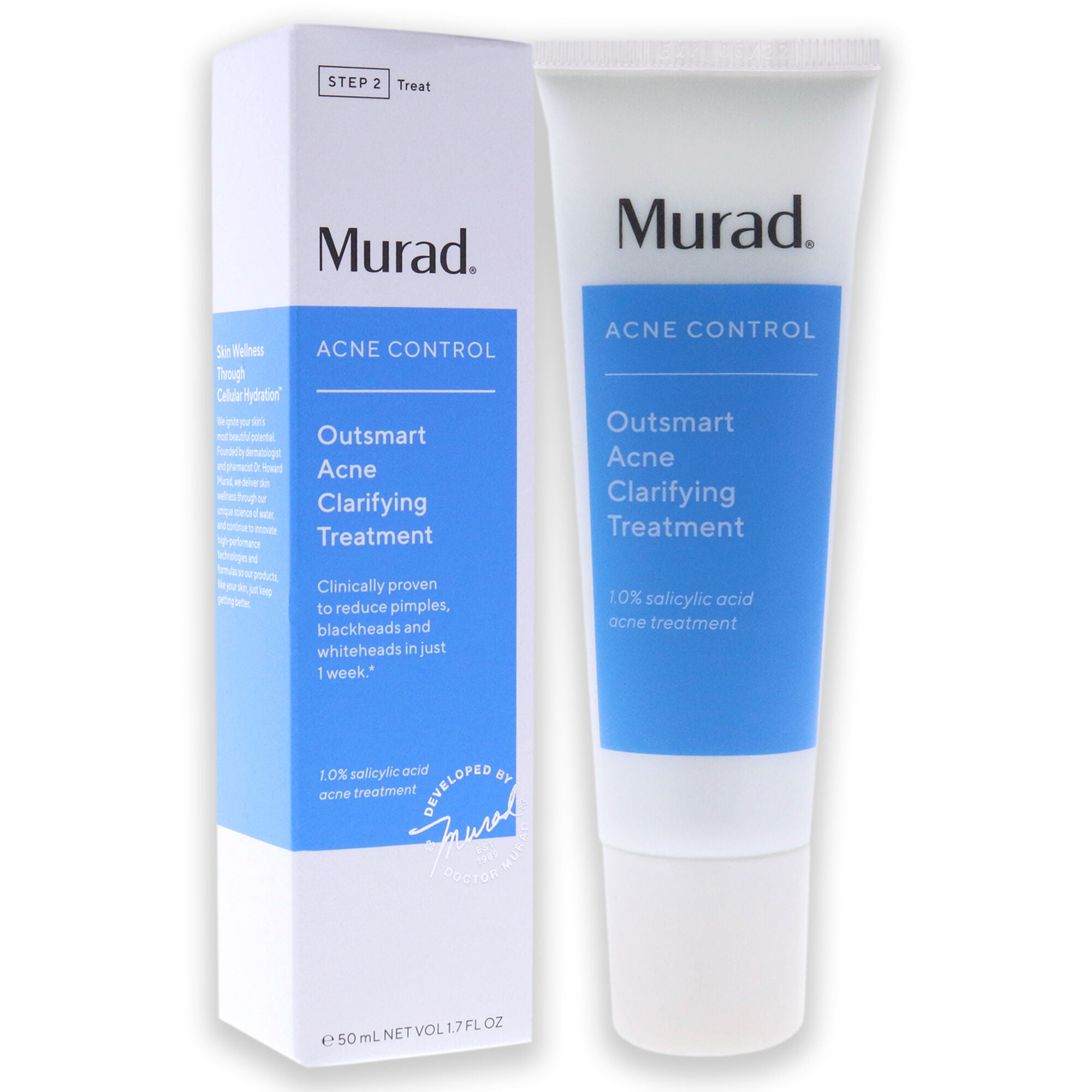 Outsmart Acne Clarifying Treatment by Murad for Unisex - 1.7 oz Treatment, See Description, alternate image number 2