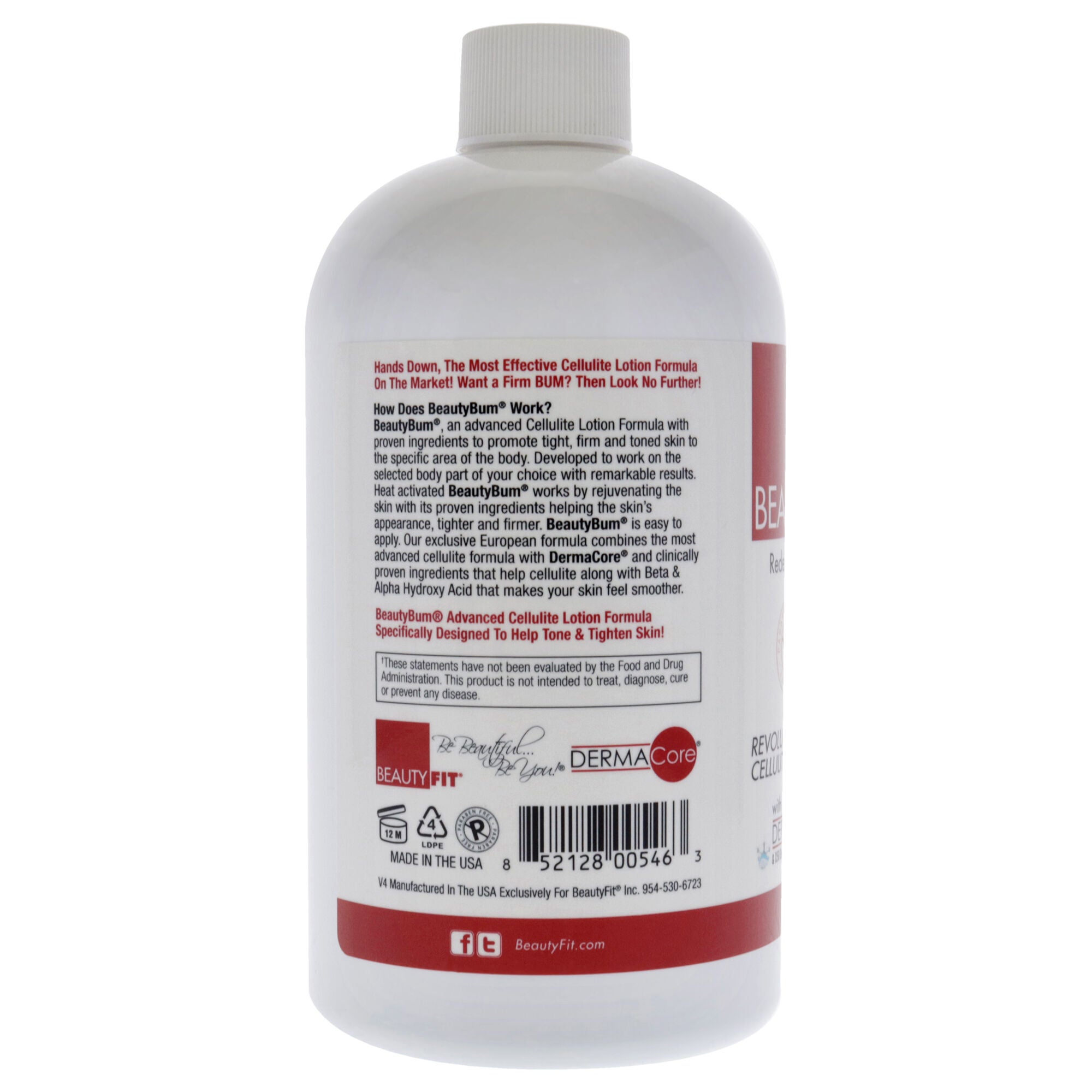 BeautyBum Pump Redefining Muscle Toning Lotion - Vanilla Shuga by BeautyFit for Women - 16 oz Lotion, See Description, alternate image number 3