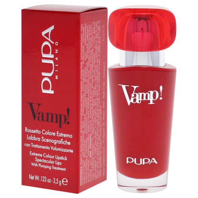Vamp! Extreme Colour Lipstick with Plumping Treatment - 102 Rose Nude by Pupa Milano for Women - 0.123 oz Lipstick, See Description, alternate image number 2