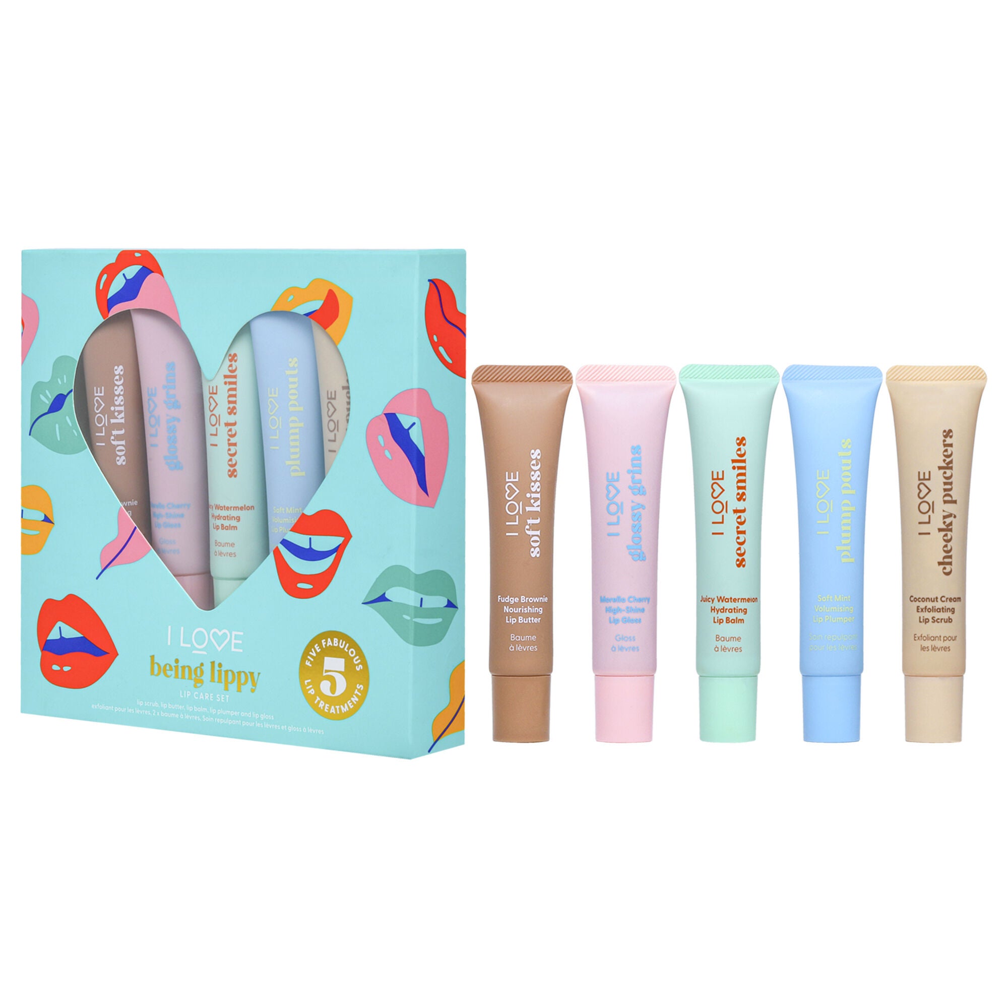 Being Lippy Lip Care Set by I Love Cosmetics for Women - 5 Pc Set, , alternate image number 7