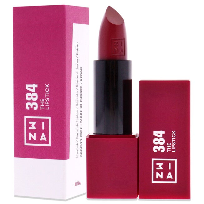 The Lipstick - 384 Dark Raspberry by 3INA for Women - 0.16 oz Lipstick, NA, alternate image number null