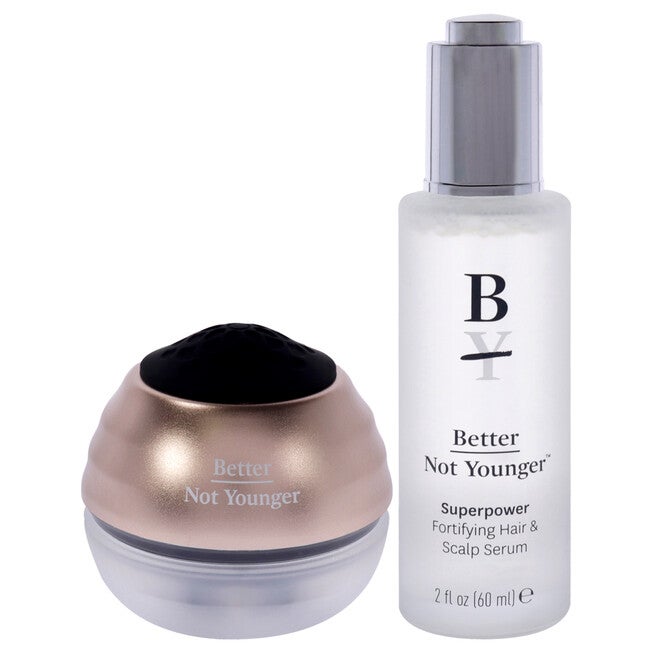 Superpower Hair and Scalp Duo by Better Not Younger for Unisex - 2 Pc 2oz Superpower Fortifying Hair and Scalp Serum, Superpower Liquid Comb, See Description, alternate image number 4