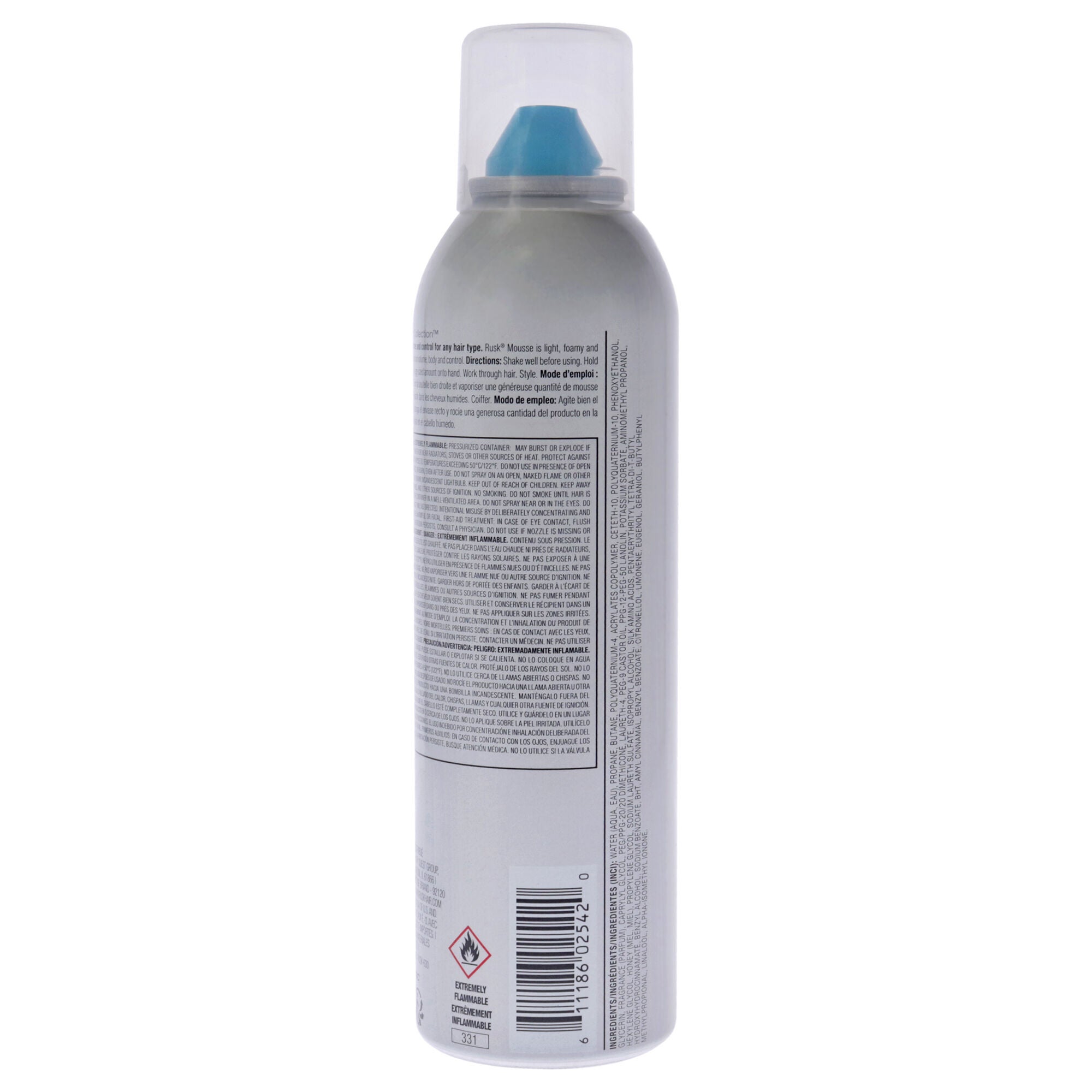 Maximum Volume and Control Mousse by Rusk for Unisex - 8.8 oz Mousse, See Description, alternate image number 2