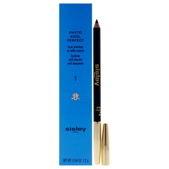Phyto Khol Perfect Eyeliner With Blender and Sharpener - 1 Black by Sisley for Women - 0.04 oz Eyeliner, NA, hi-res image number null